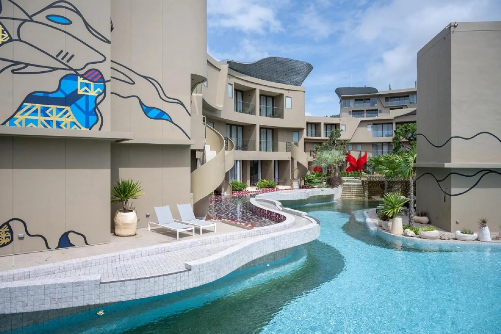 Property building in Metadee Concept Hotel