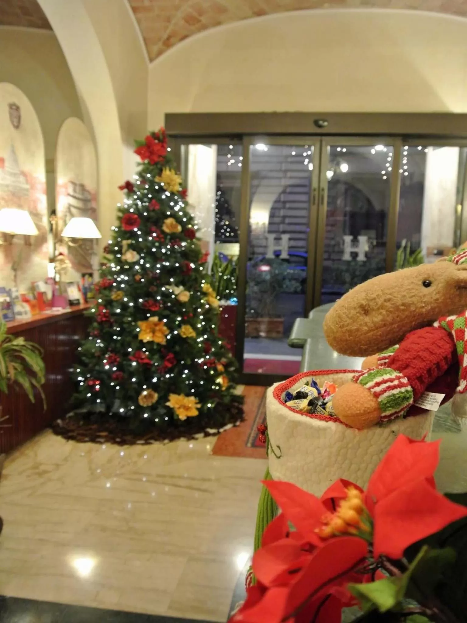 Decorative detail in Hotel Assisi