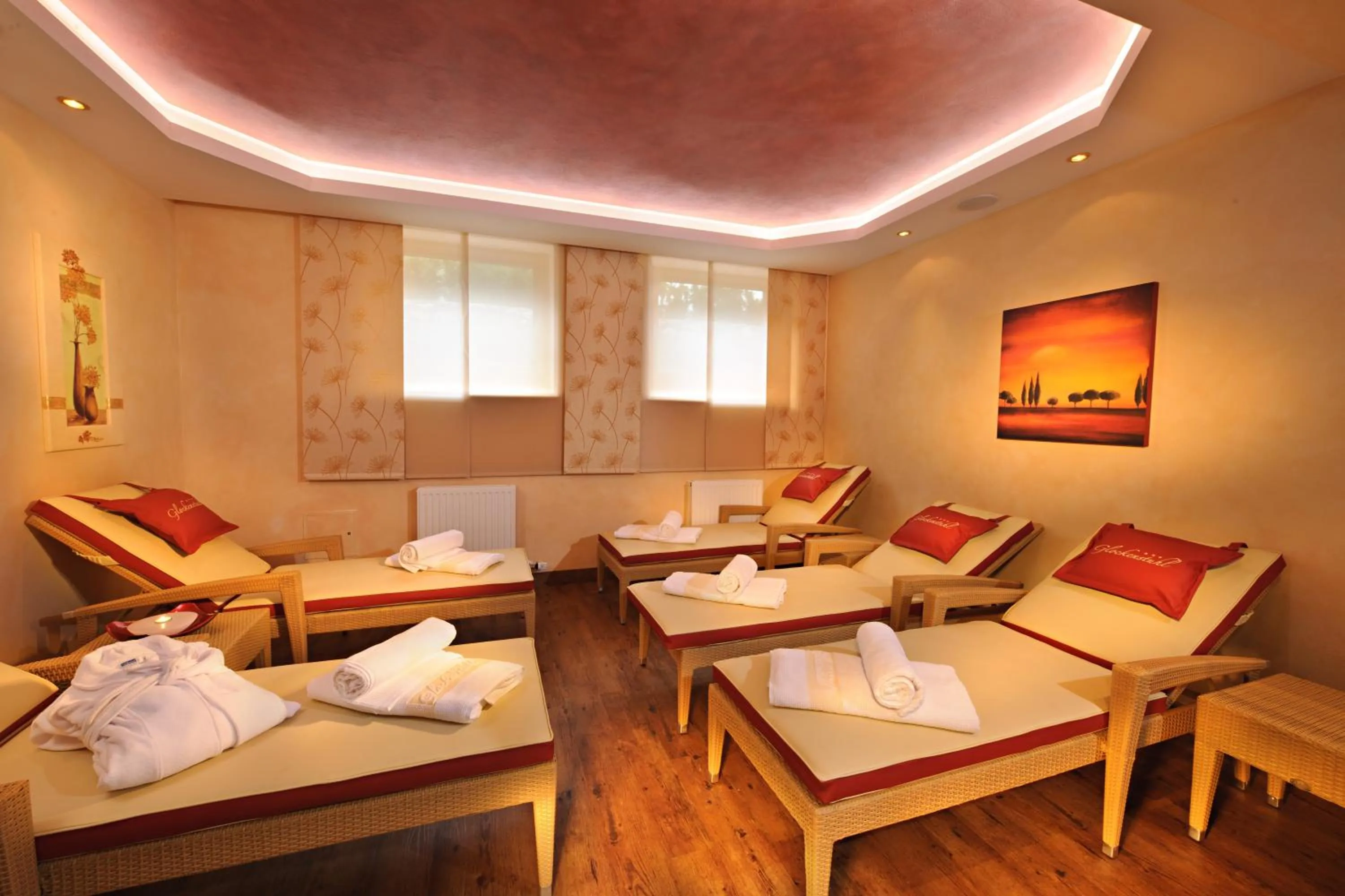 Spa and wellness centre/facilities in Hotel Garni Glockenstuhl