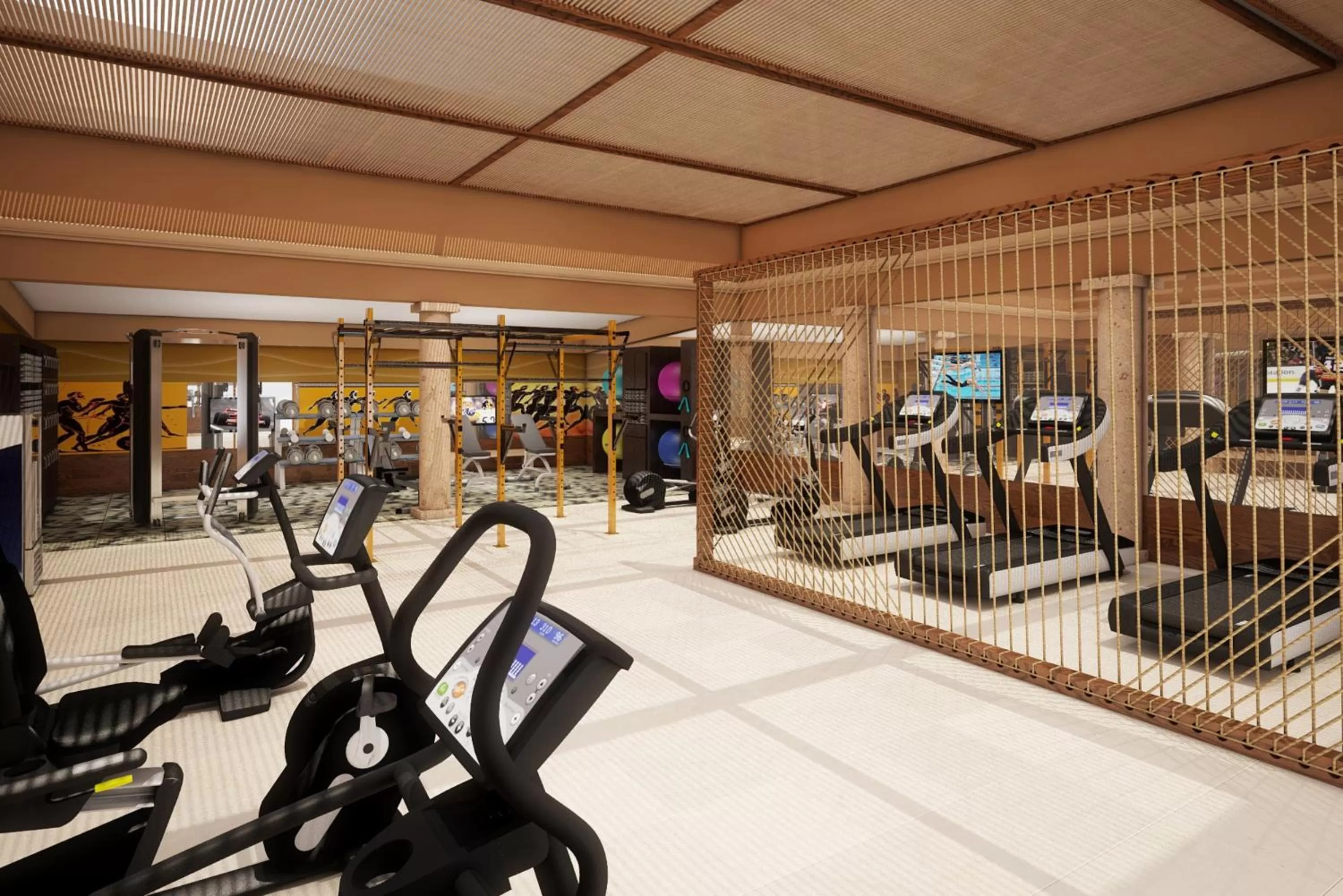 Fitness centre/facilities in Krystal Grand Los Cabos - All Inclusive