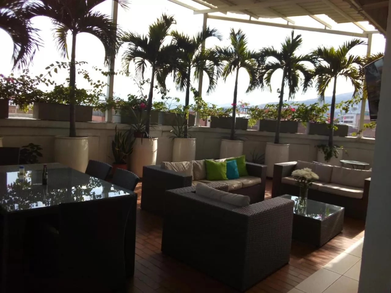 Balcony/Terrace in Apartasuites San Marcos