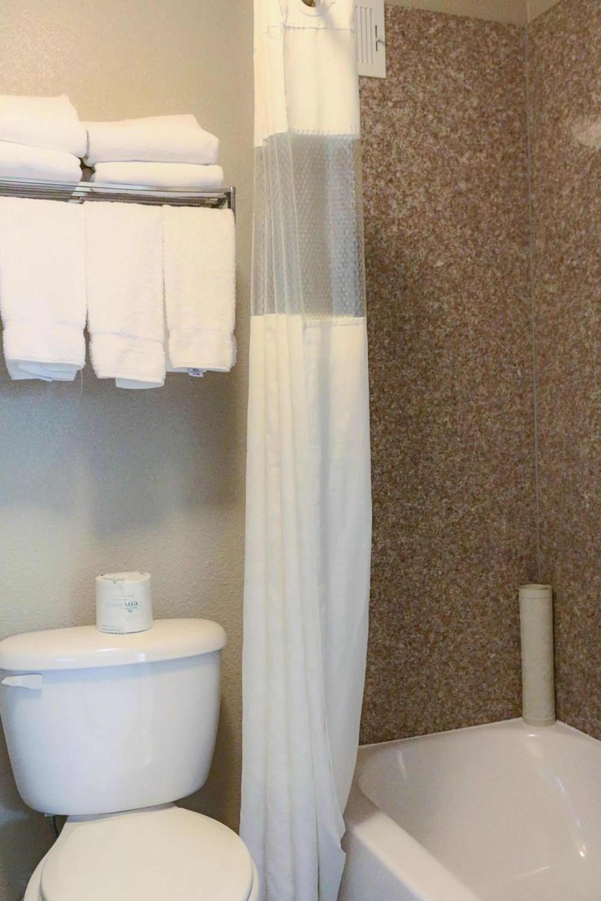 Bathroom in Ramada by Wyndham Houston Intercontinental Airport South