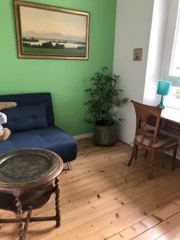 Seating area in La Maison des Copains