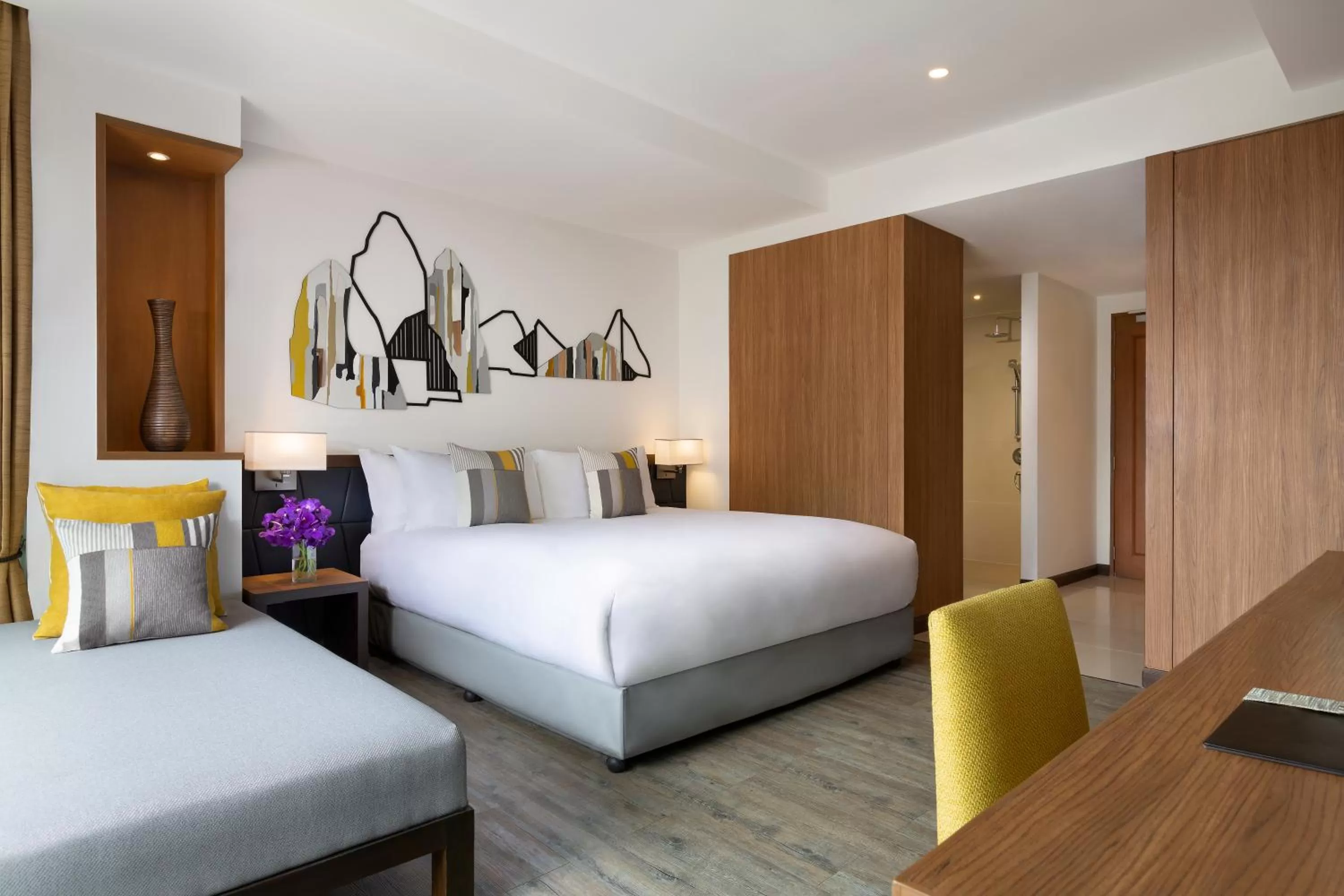 Bed in Avani Ao Nang Cliff Krabi Resort