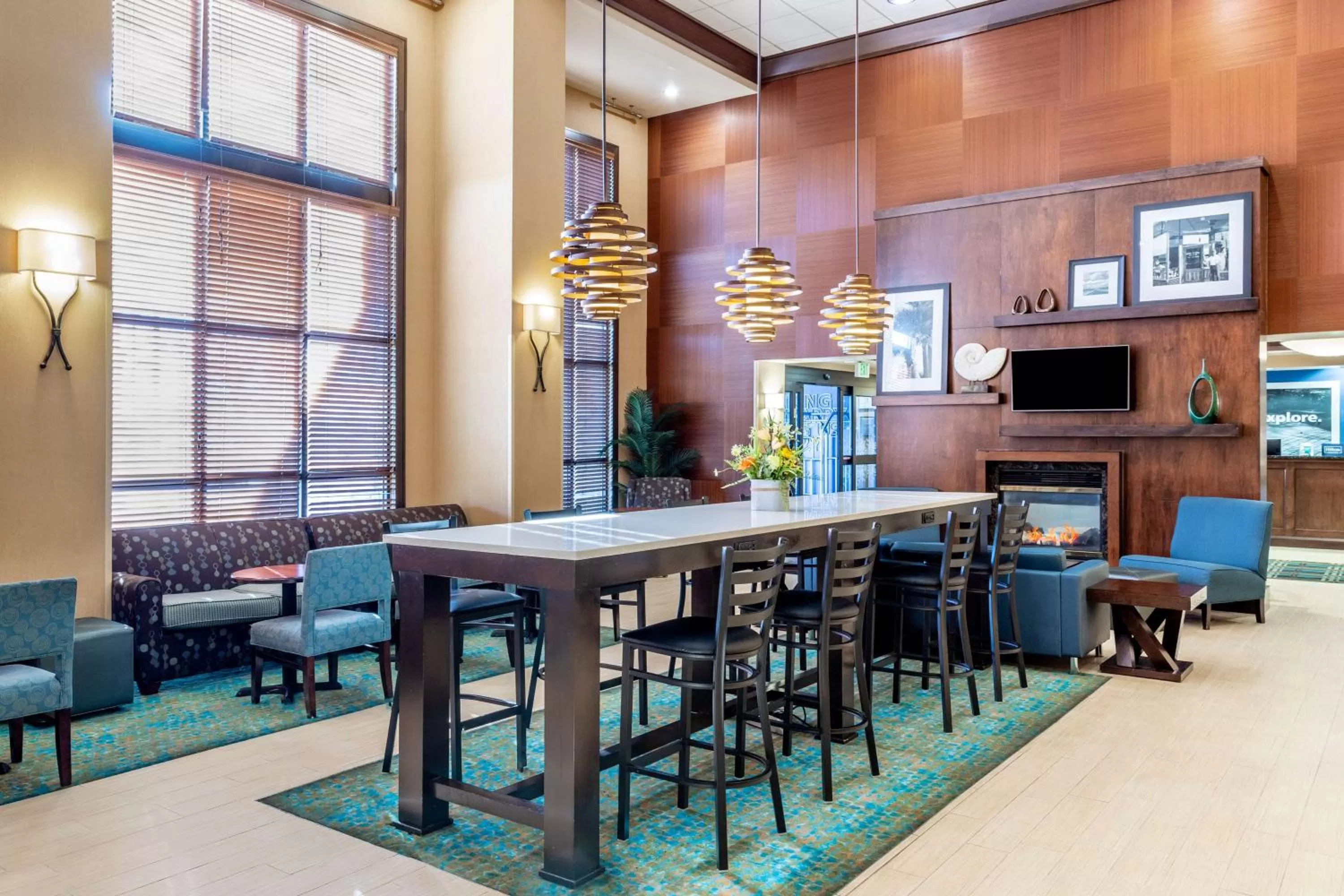 Lobby or reception in Hampton Inn & Suites Sacramento-Elk Grove Laguna I-5