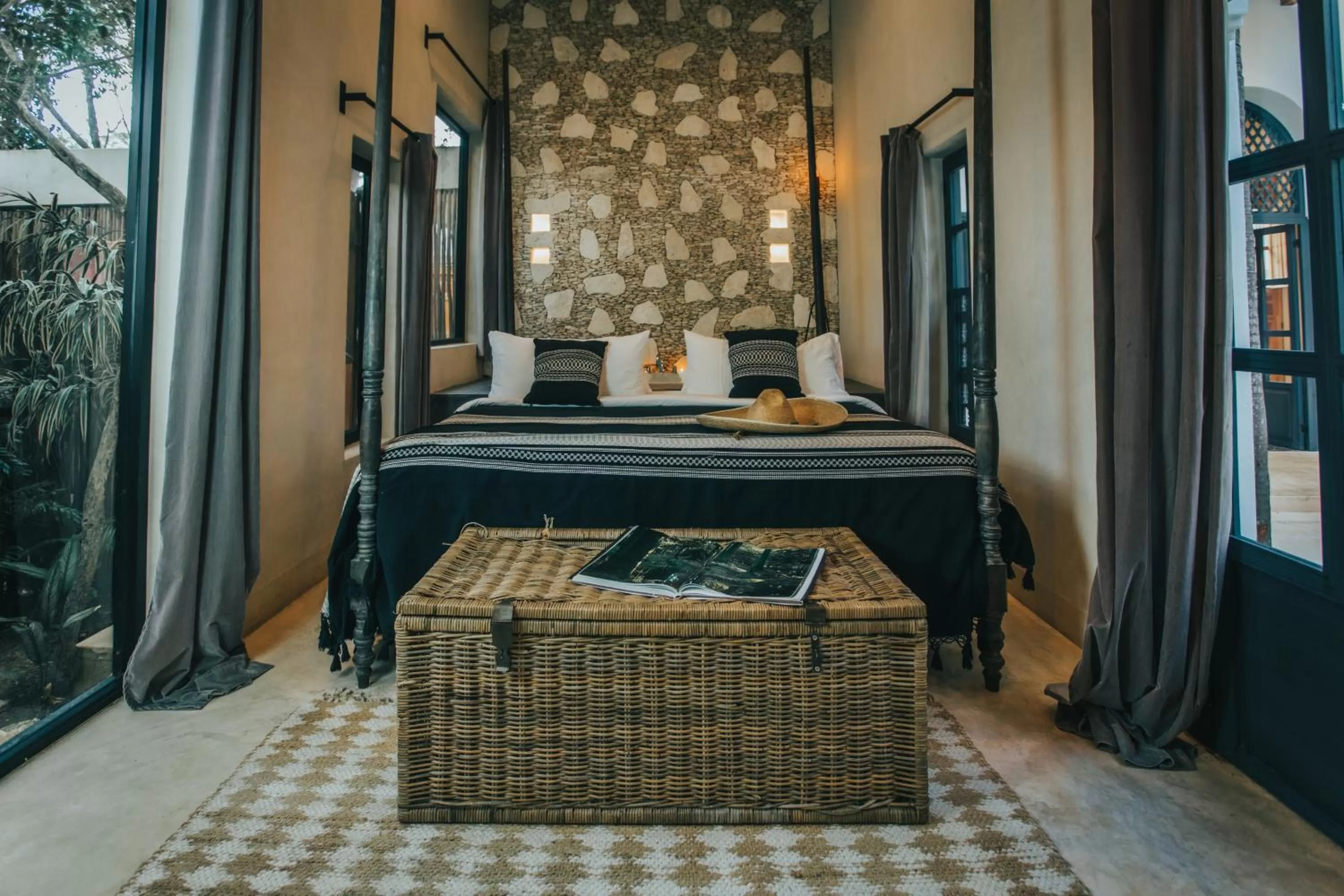 Photo of the whole room, Bed in Ambre & Epices Jungle Hotel & Spa