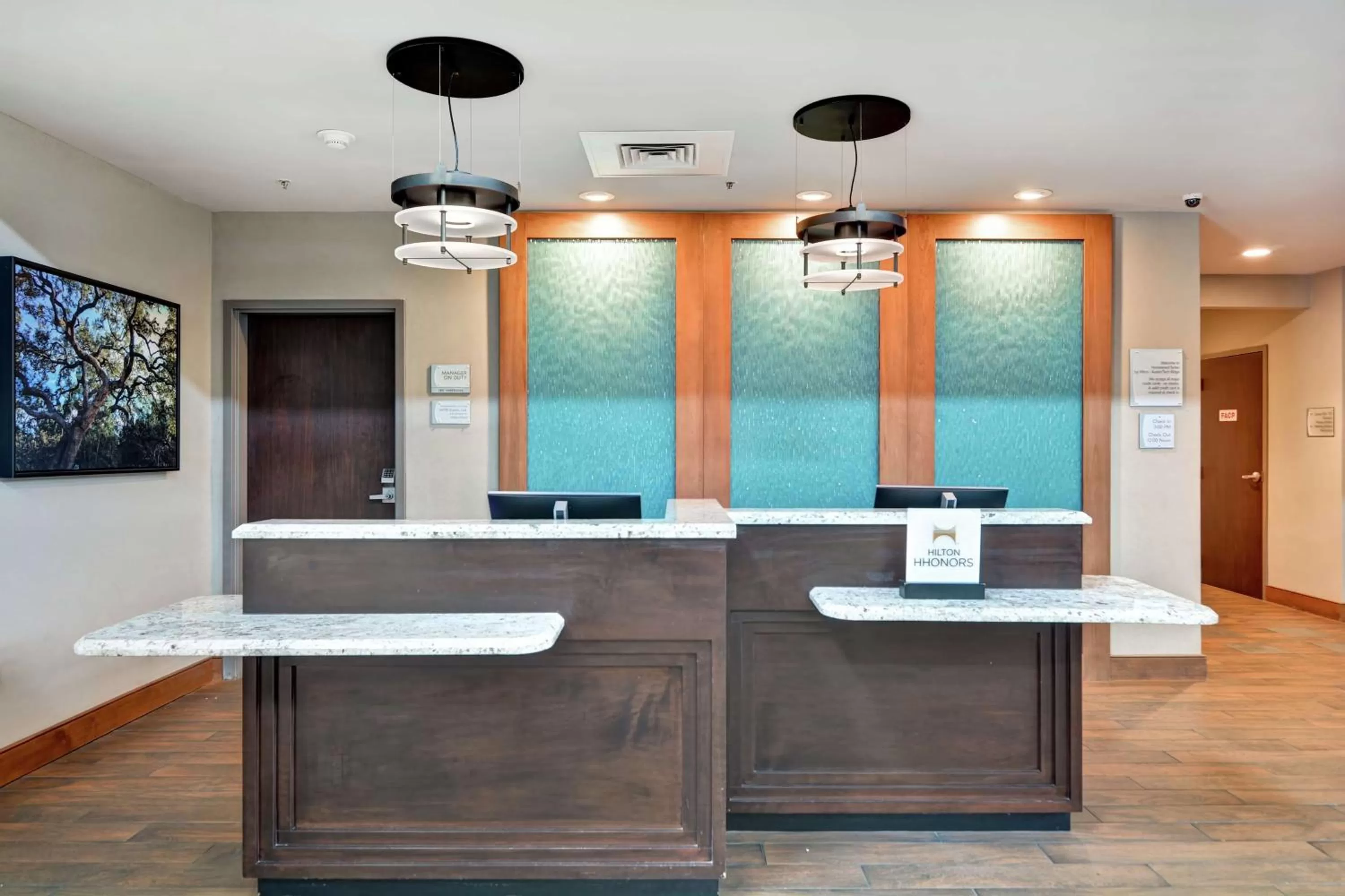 Lobby or reception in Homewood Suites TechRidge Parmer @ I-35