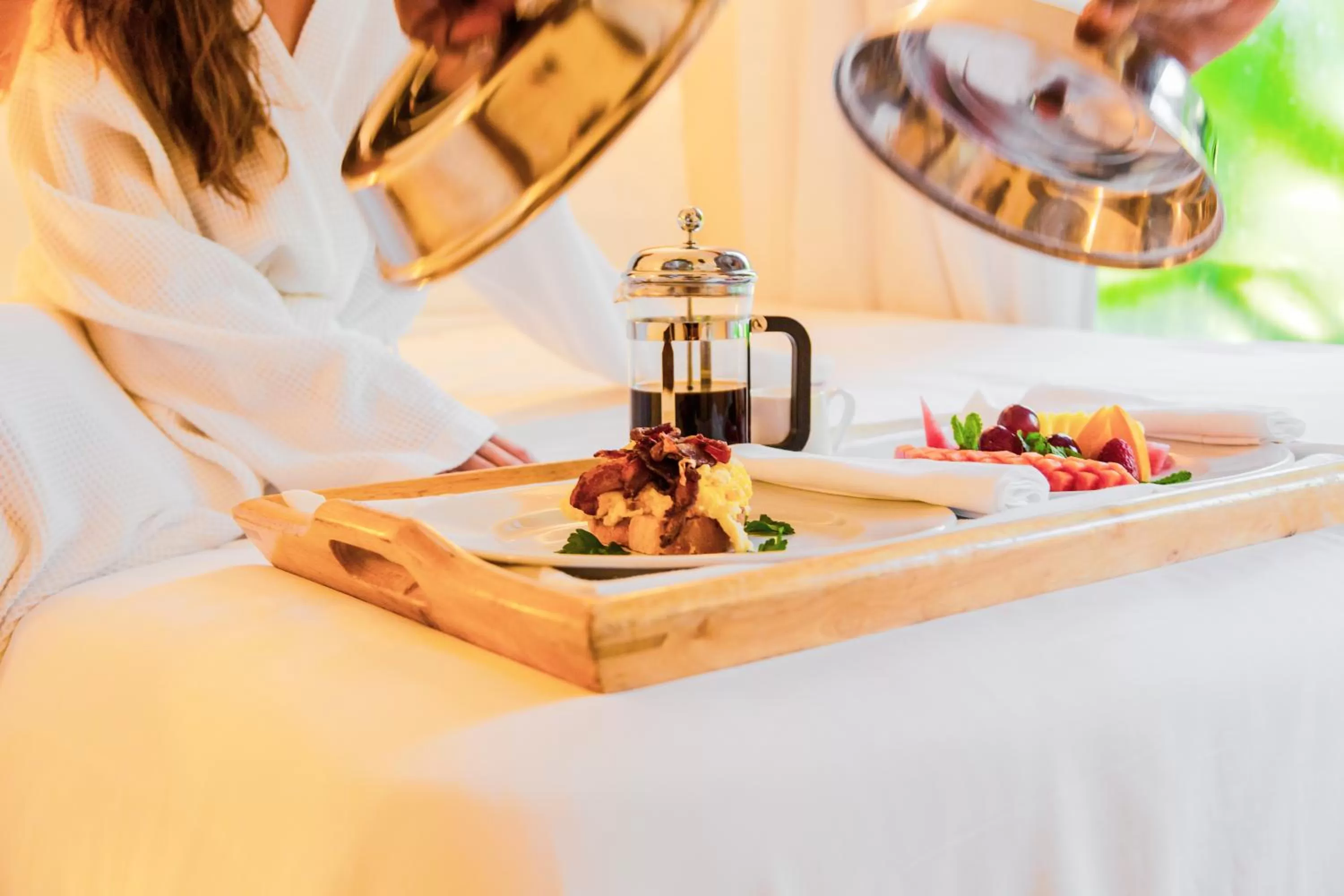 American breakfast in Sublime Samana