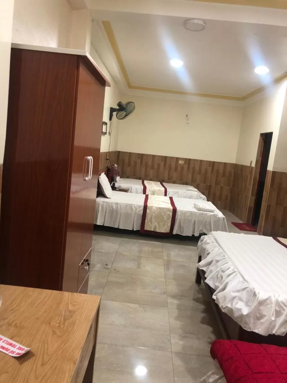 Quadruple Room with Balcony in New Nhat Minh Hotel