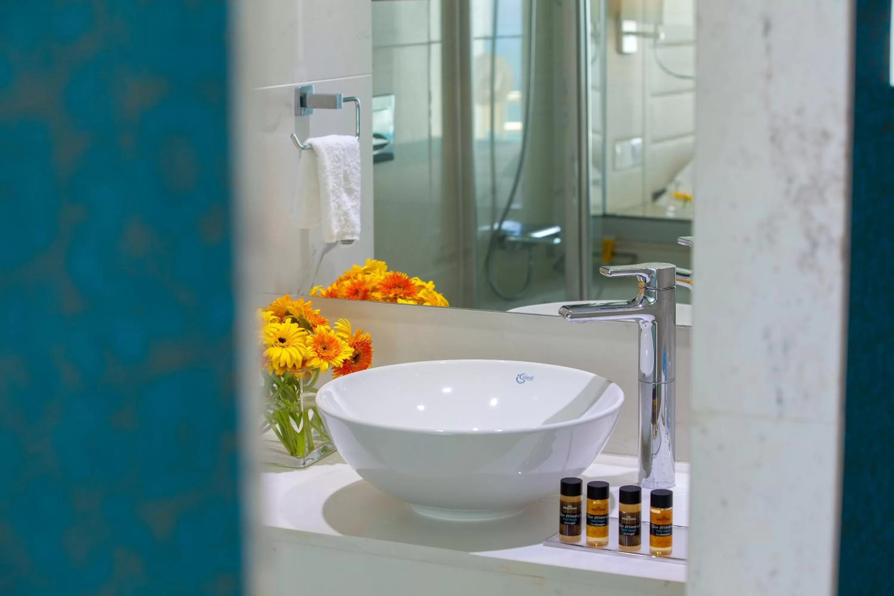 Bathroom in King Evelthon Beach Hotel & Resort