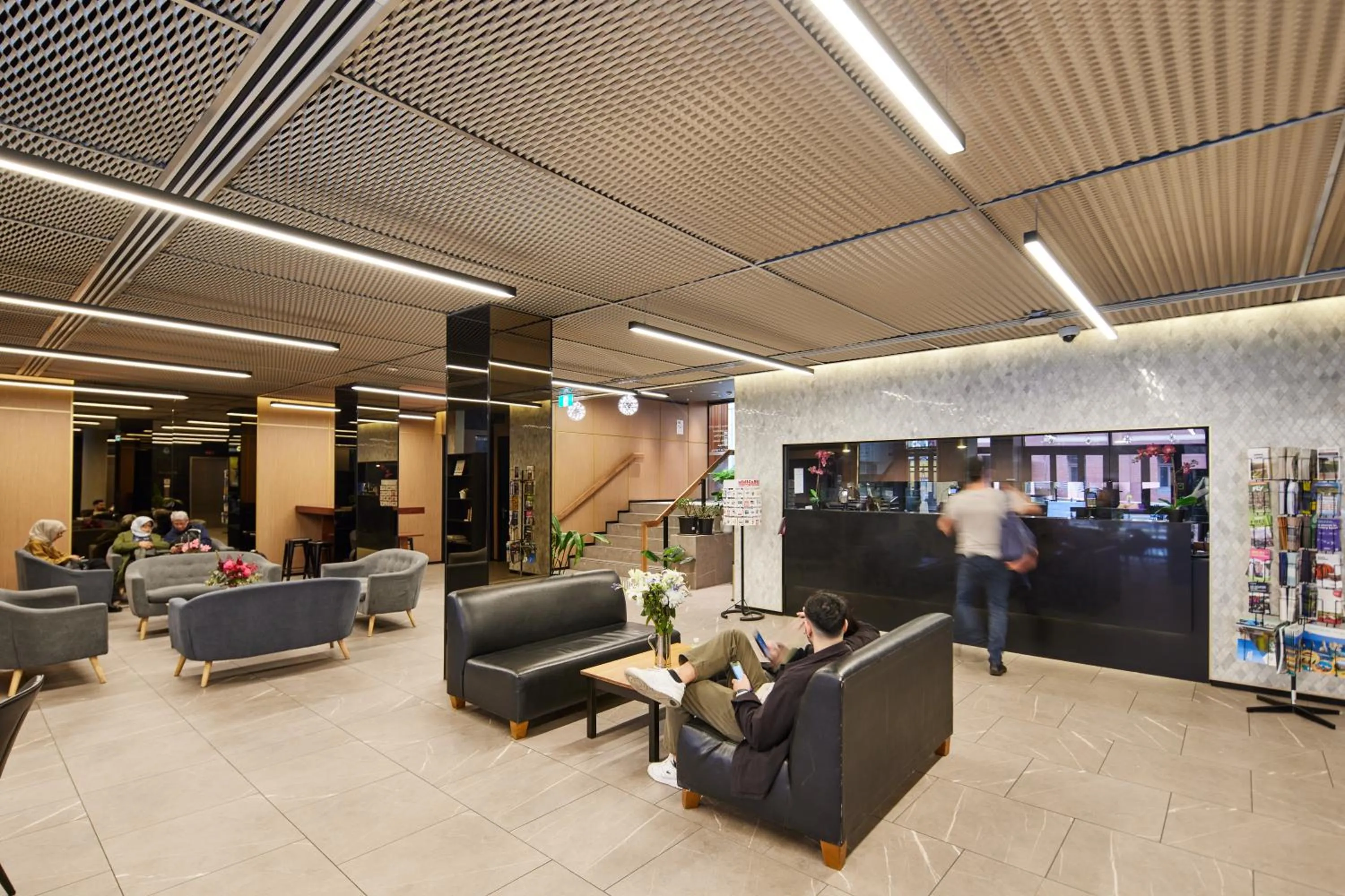 People in Arrow on Swanston