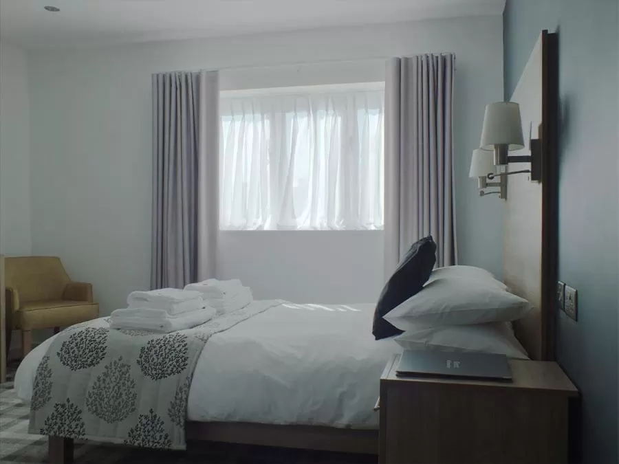 Bed in The Piebald Inn