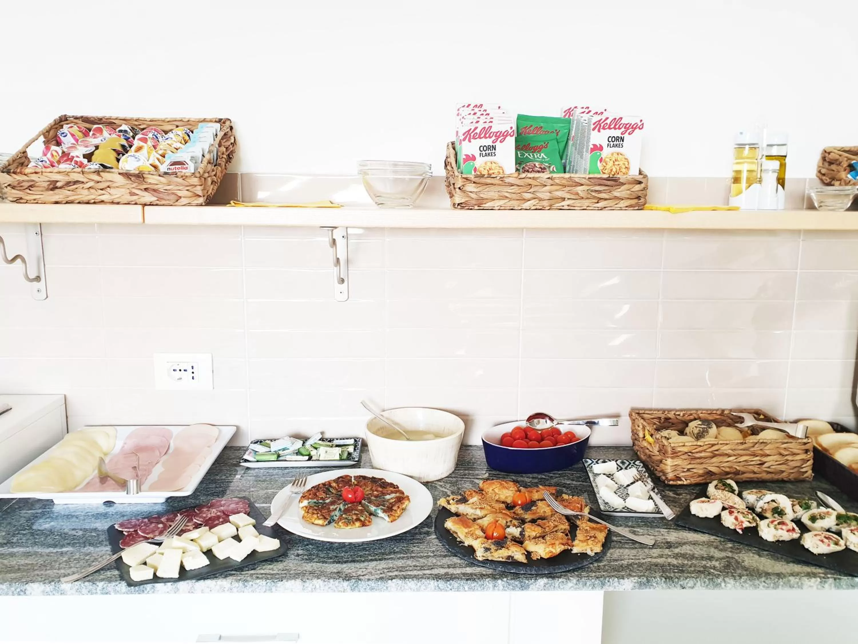 Buffet breakfast in Perla Blu Tropea