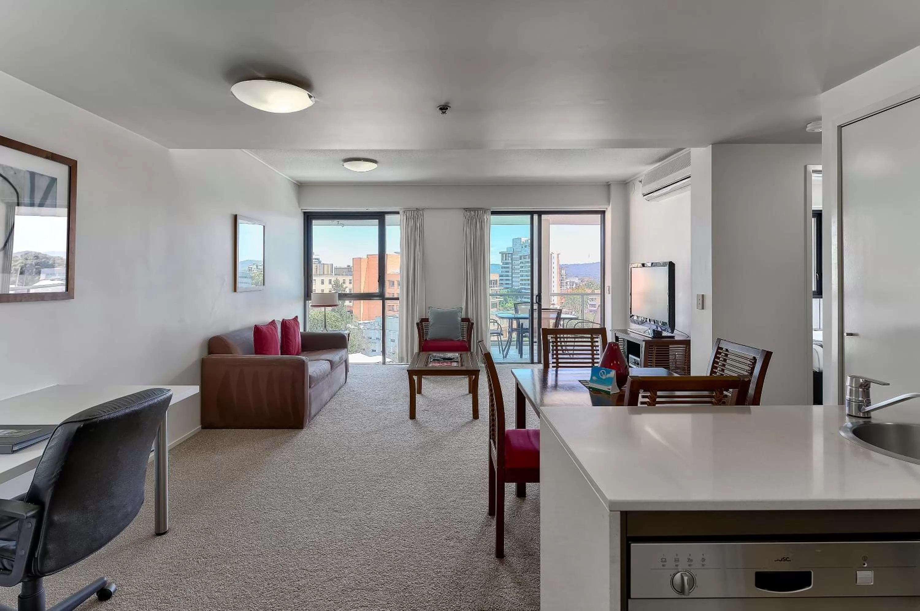 Living room in SKD Suites