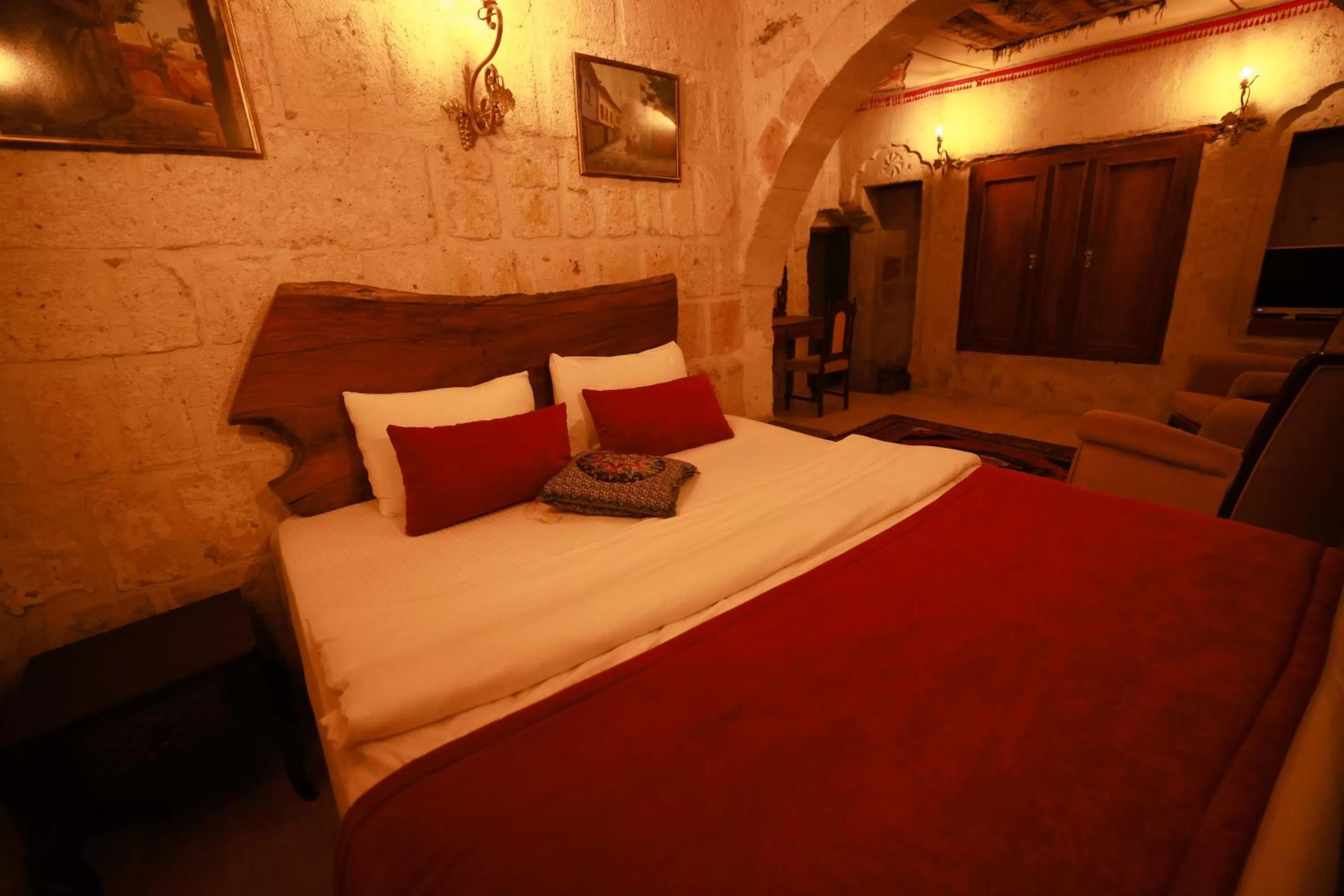 Bed in Cappadocia Nar Cave House & Swimming Pool