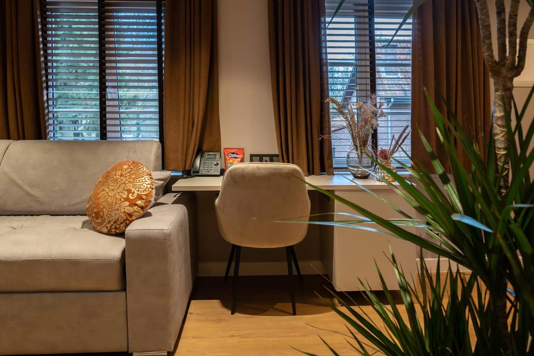 Living room in Hotel de Boskar Houthalen