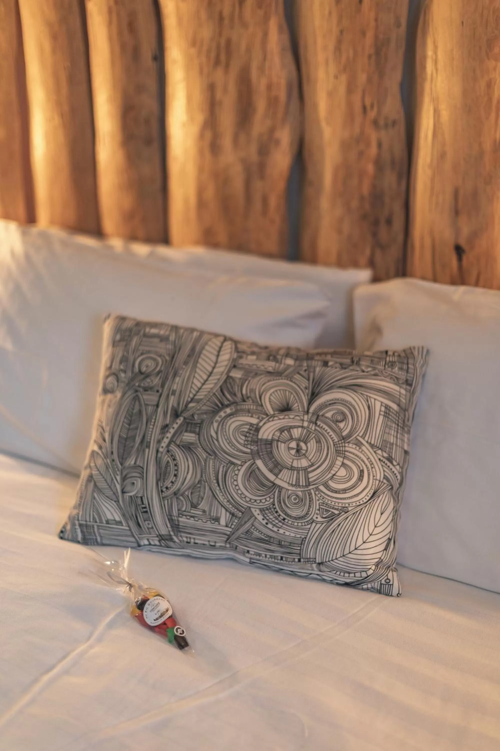 Bed in Chalet Ouréa