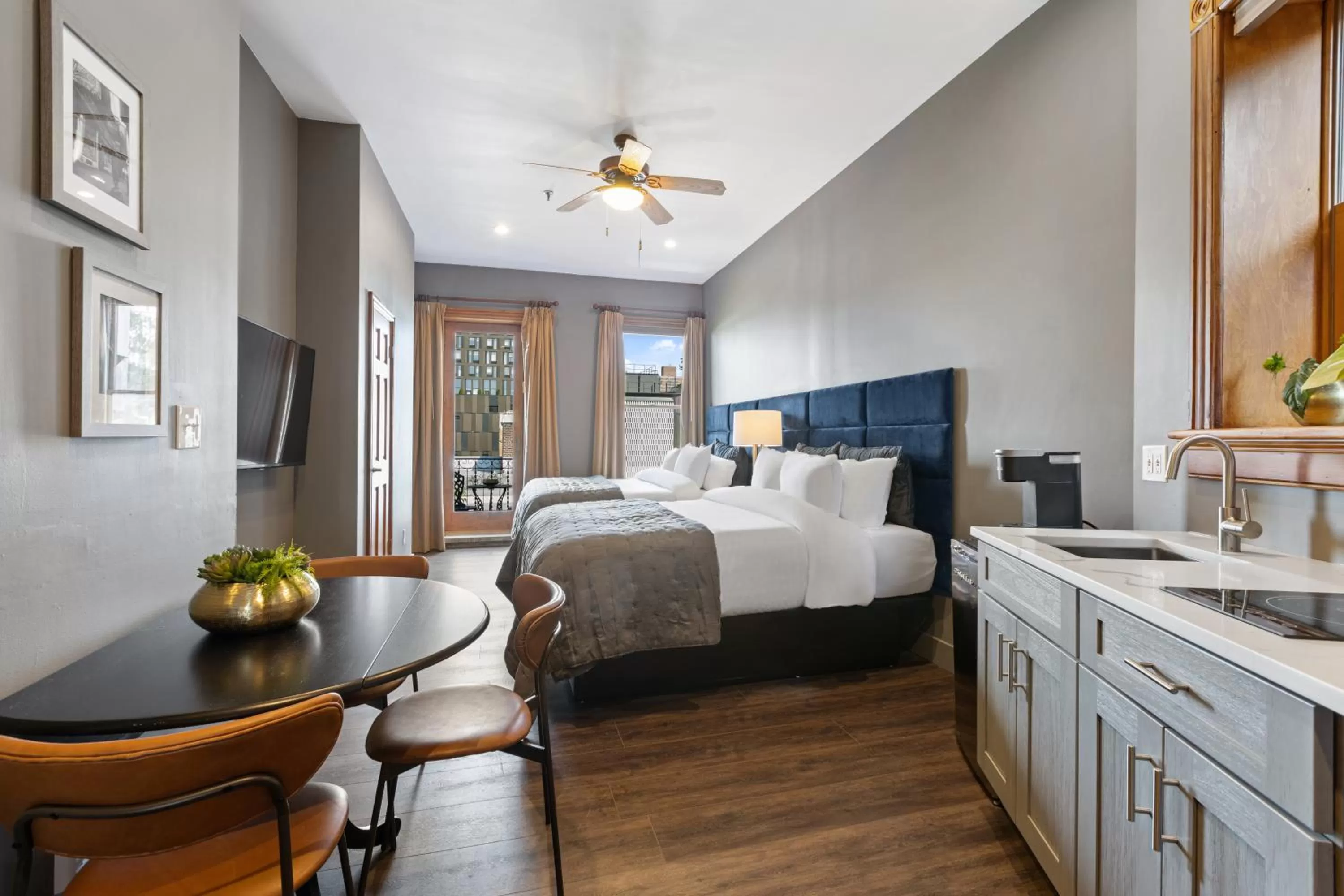 Bed in The Historic Blue Moon Hotel - NYC