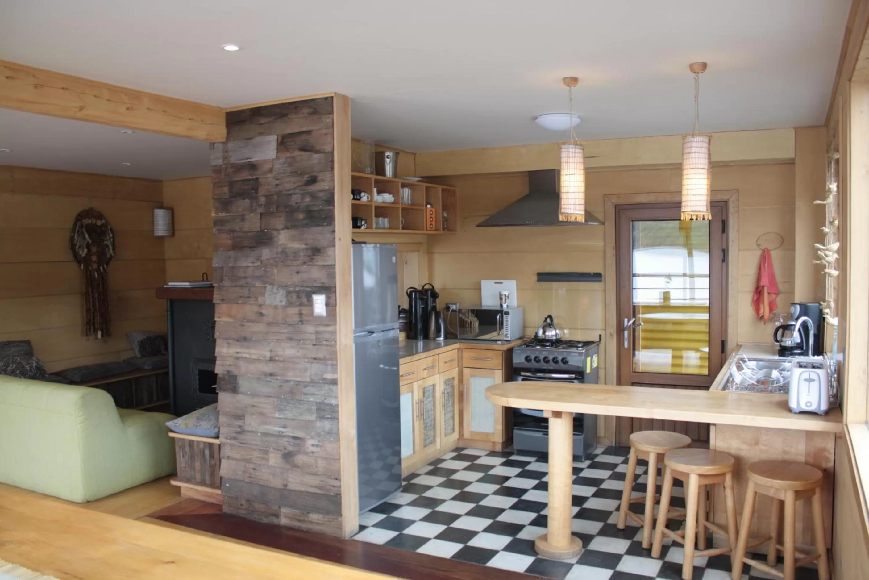 Kitchen or kitchenette in Palafito 1326 Hotel Boutique Chiloé