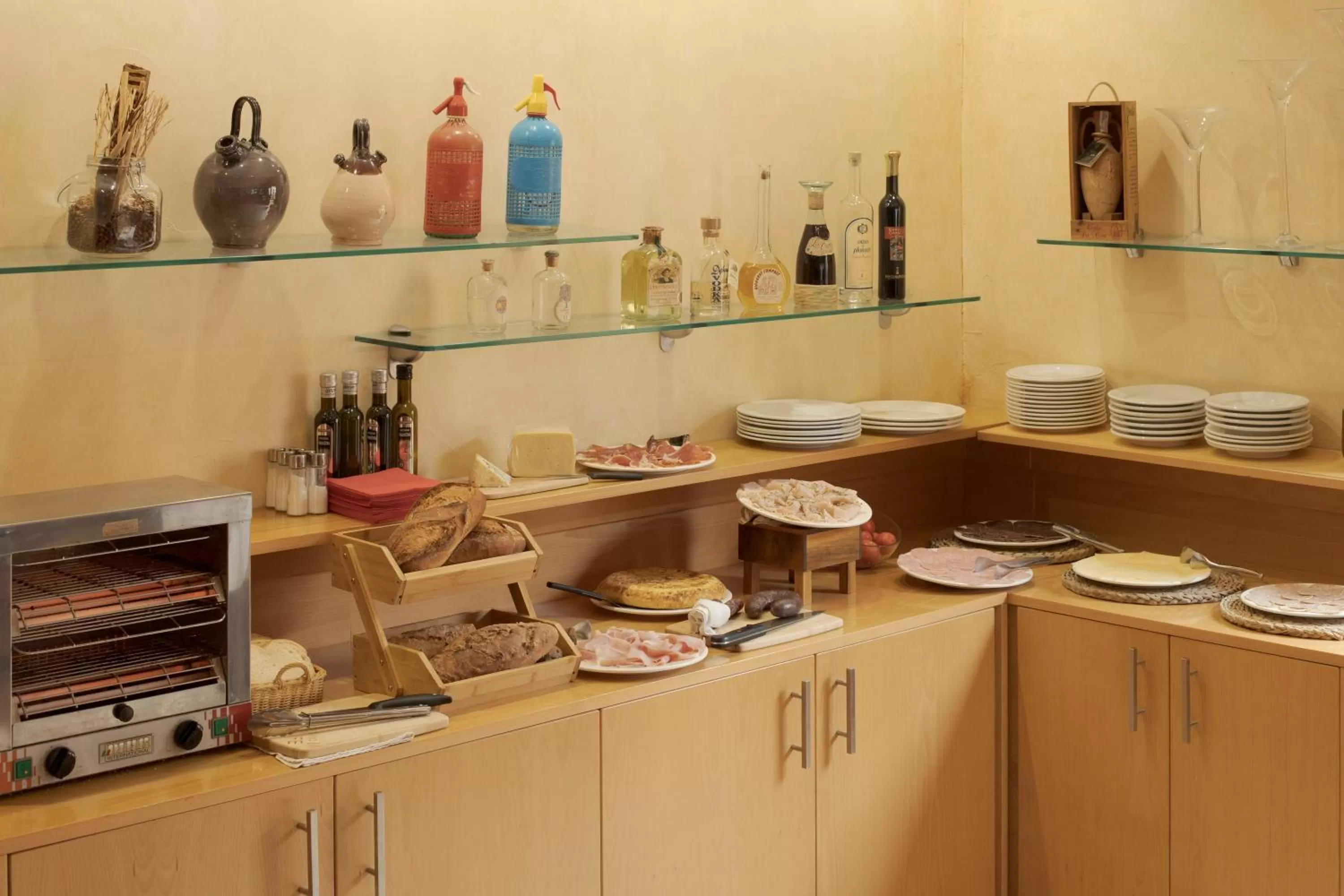 Buffet breakfast in Hotel Alta Garrotxa