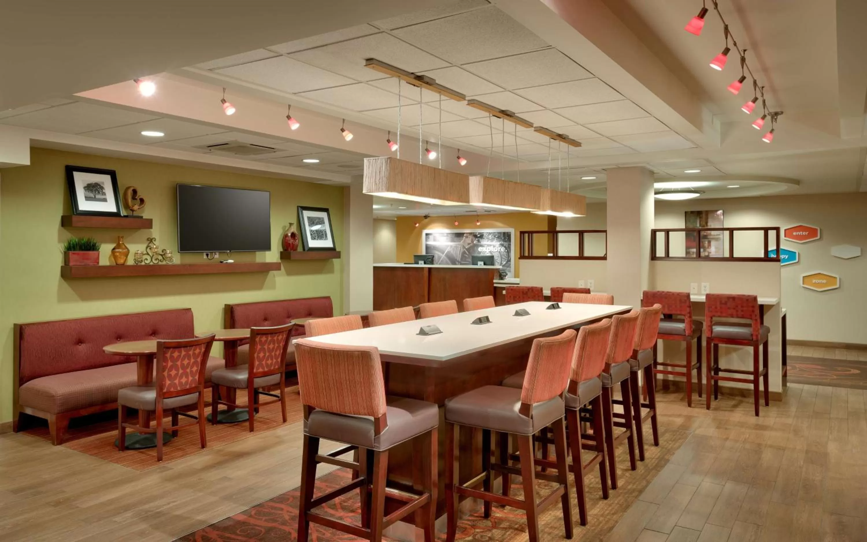 Lobby or reception in Hampton Inn Salt Lake City/Sandy