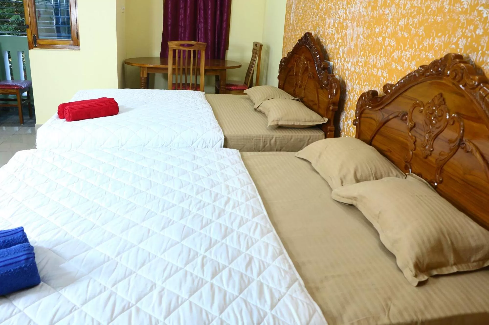 Bed in Bluetique Beach House