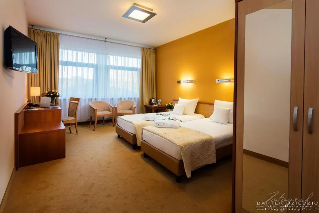 Day, Bed in Hotel Victor Pruszków DeSilva