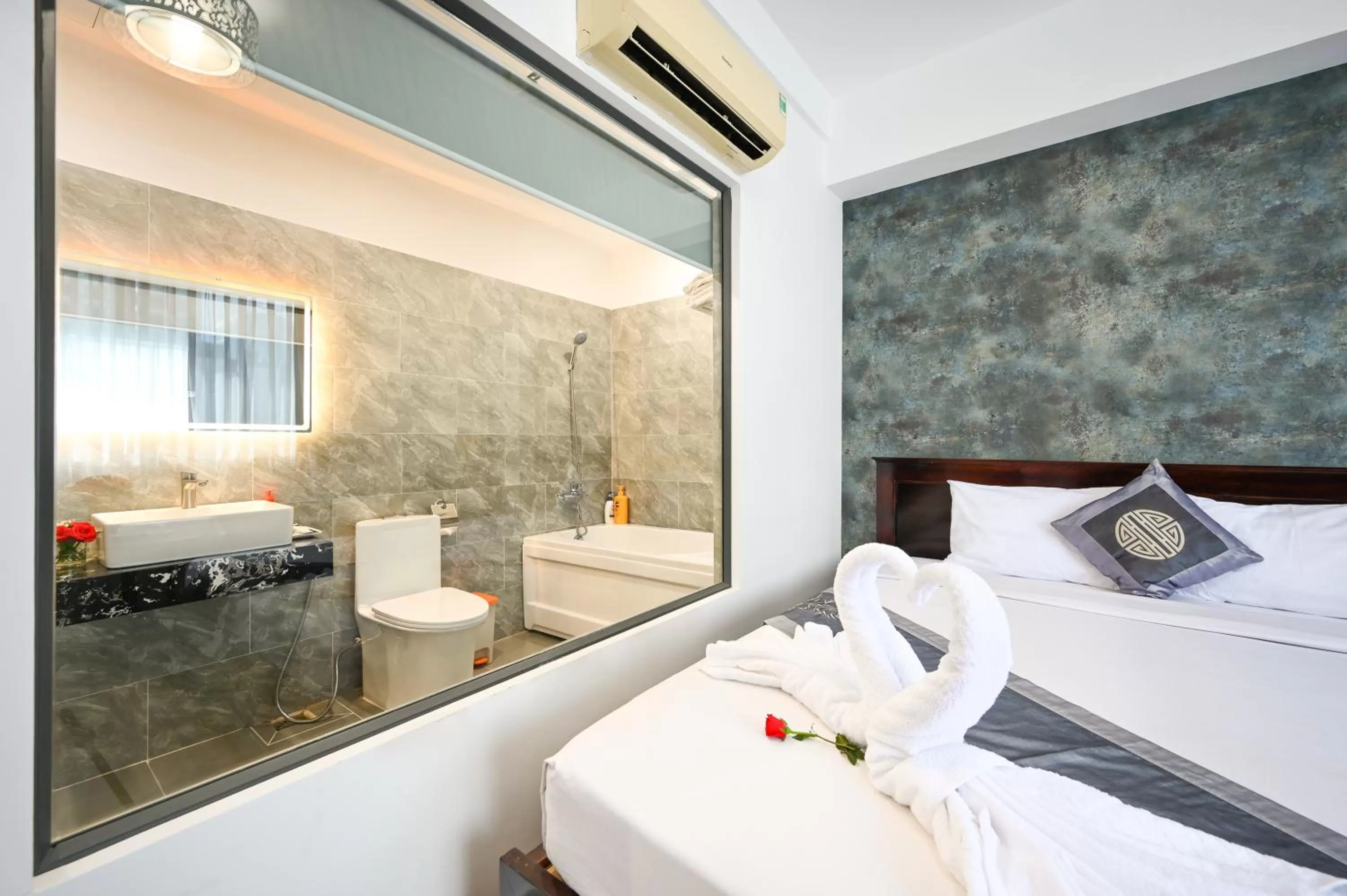 Bathroom in TN Central Hotel