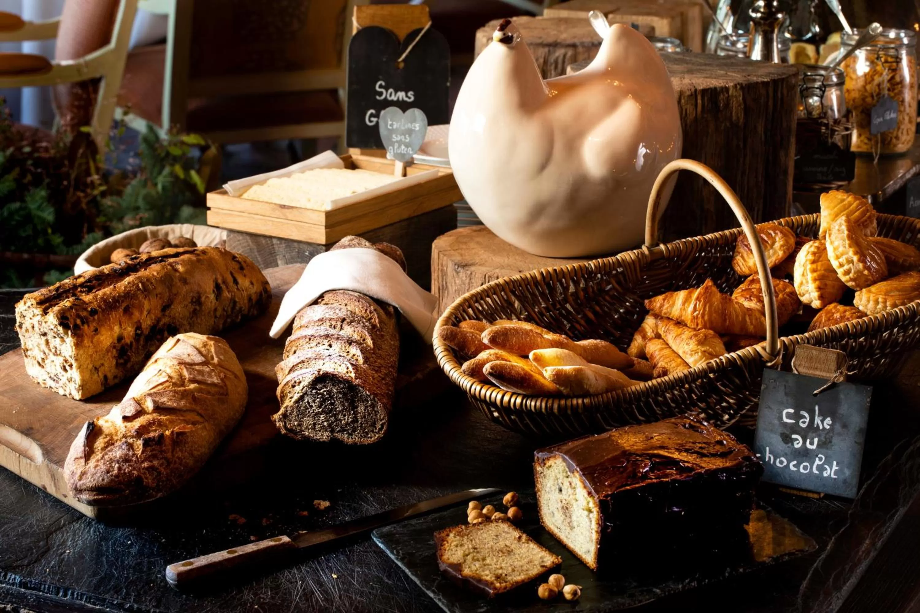 Buffet breakfast in La Ferme Saint Simeon Hotel & Spa - Relais & Chateaux