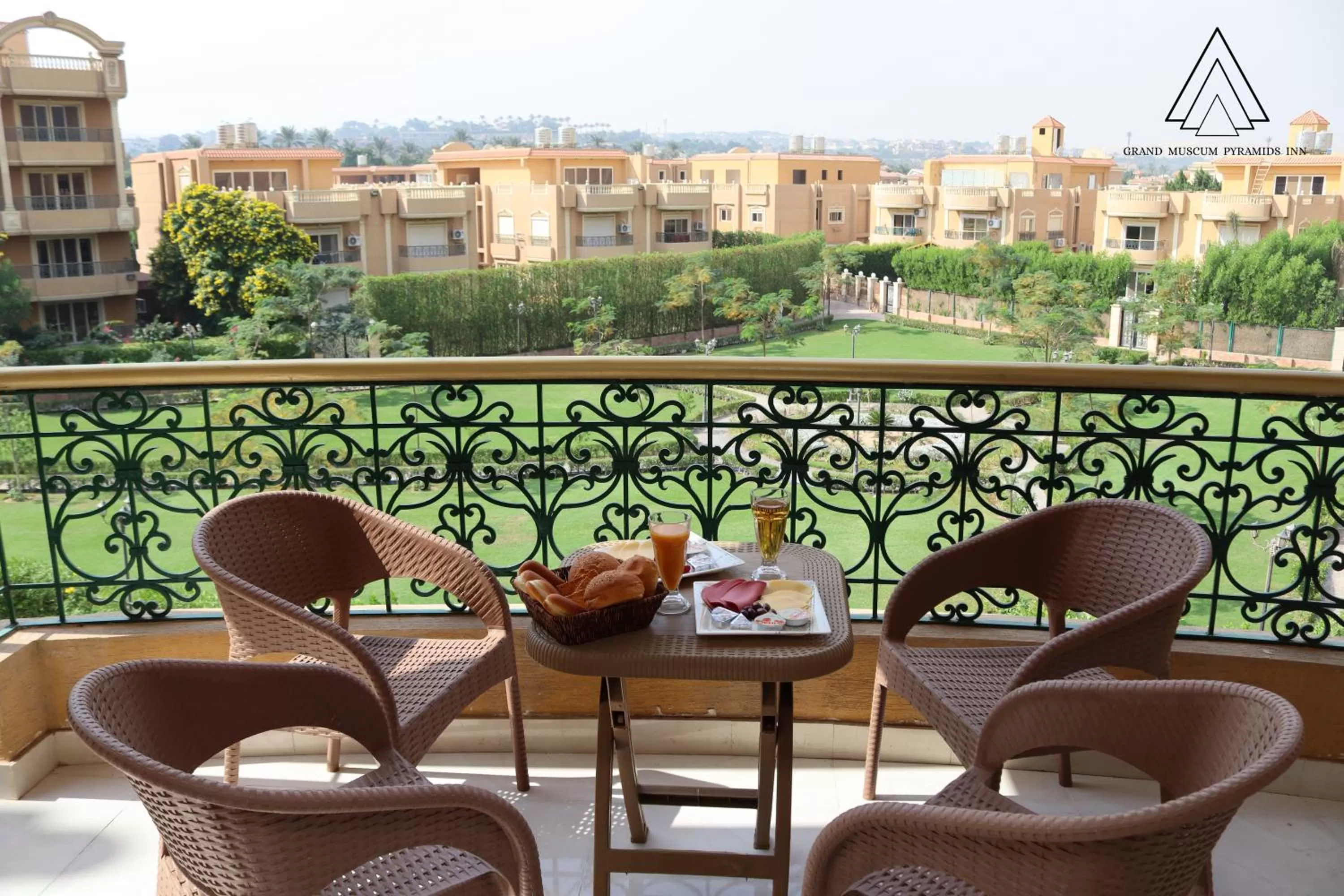 Balcony/Terrace in Grand Museum Pyramids Inn