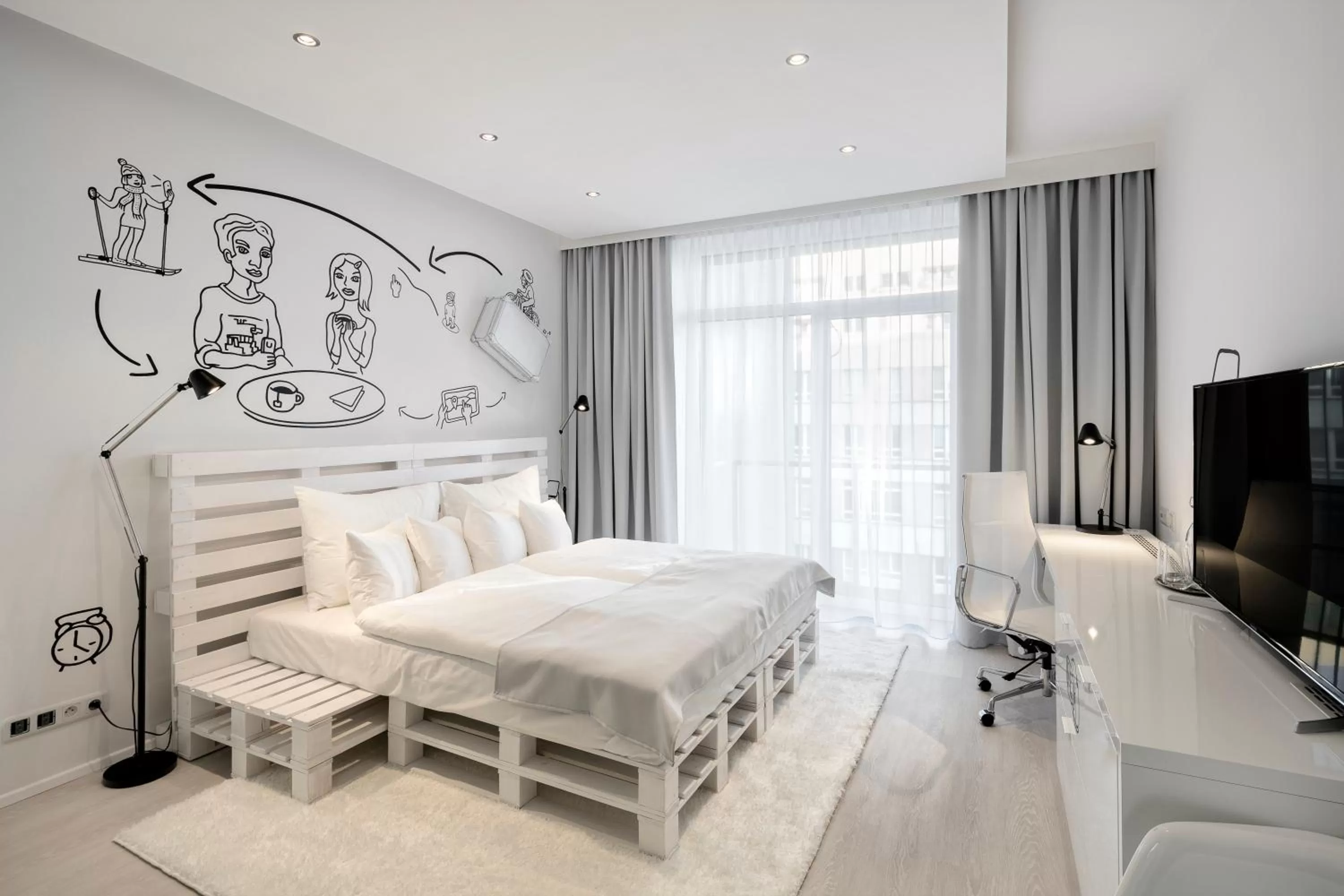 Bedroom, Bed in Pytloun Imperial Design Suites