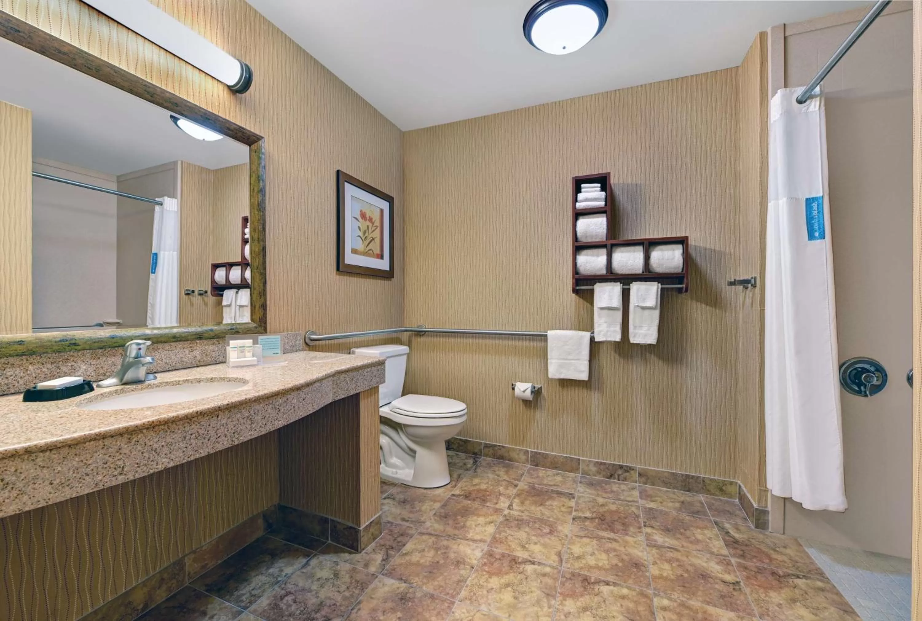 Bathroom in Hampton Inn Lordsburg