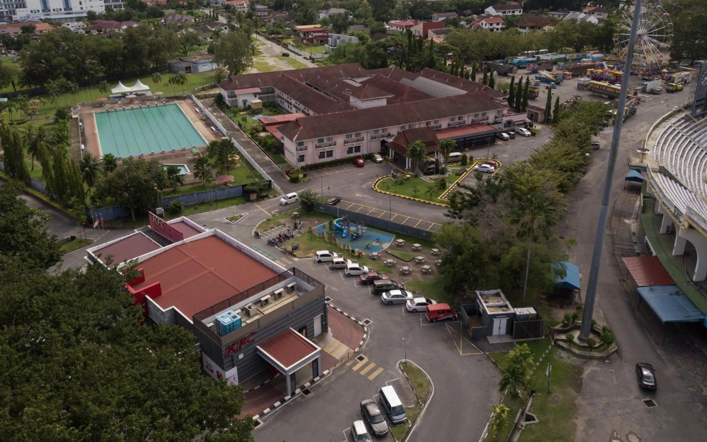 Bird's eye view in Hotel Seri Malaysia Alor Setar