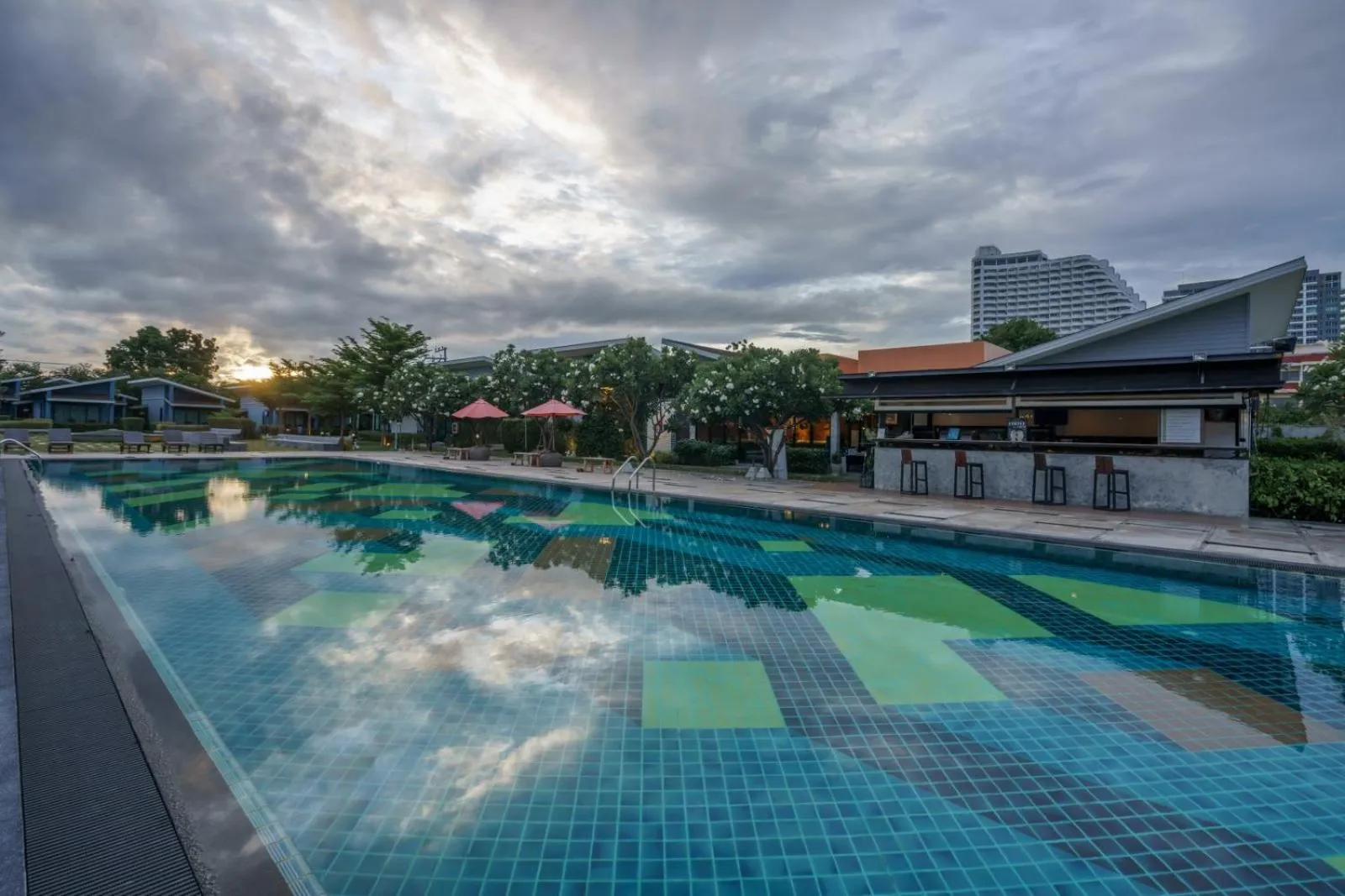 Swimming pool in Coral Tree Villa Huahin