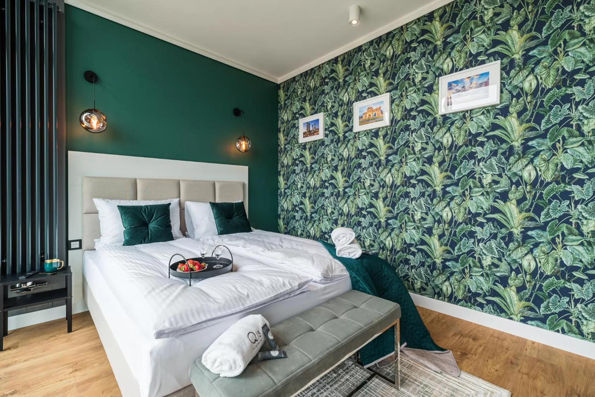 Bed in Q18 ApartHotel