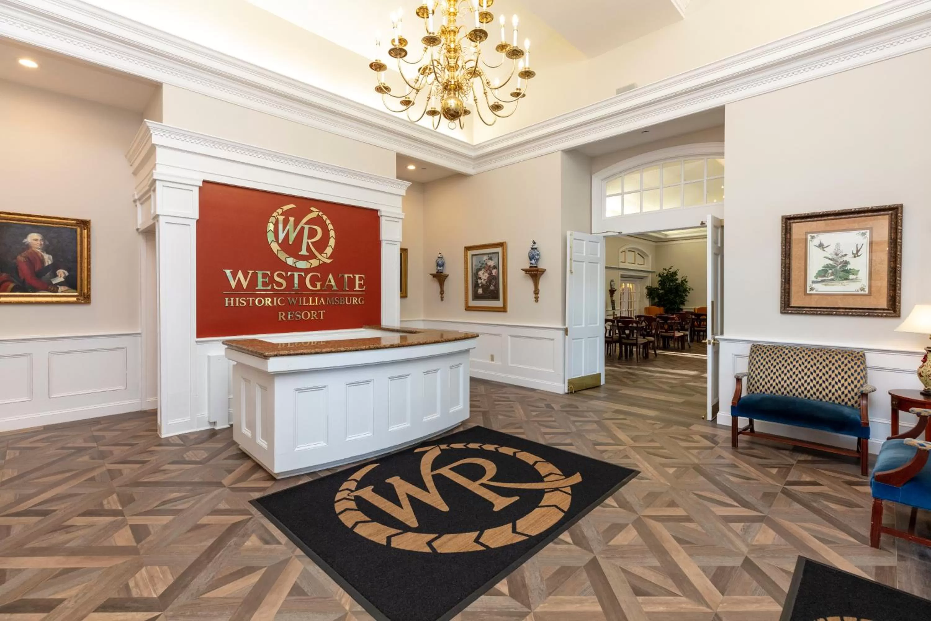 Lobby or reception in Westgate Historic Williamsburg Resort