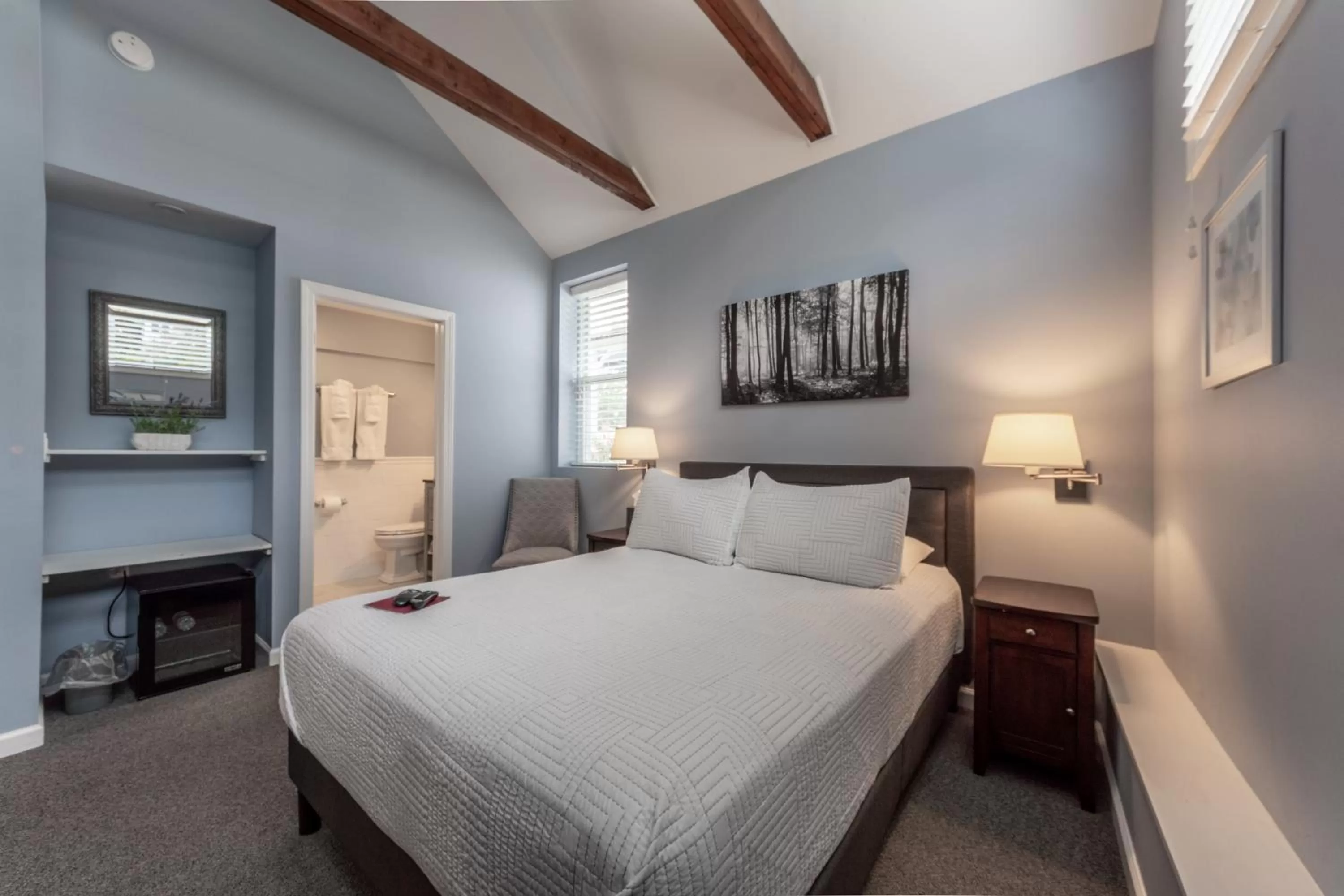 Bed in Homestead Inn