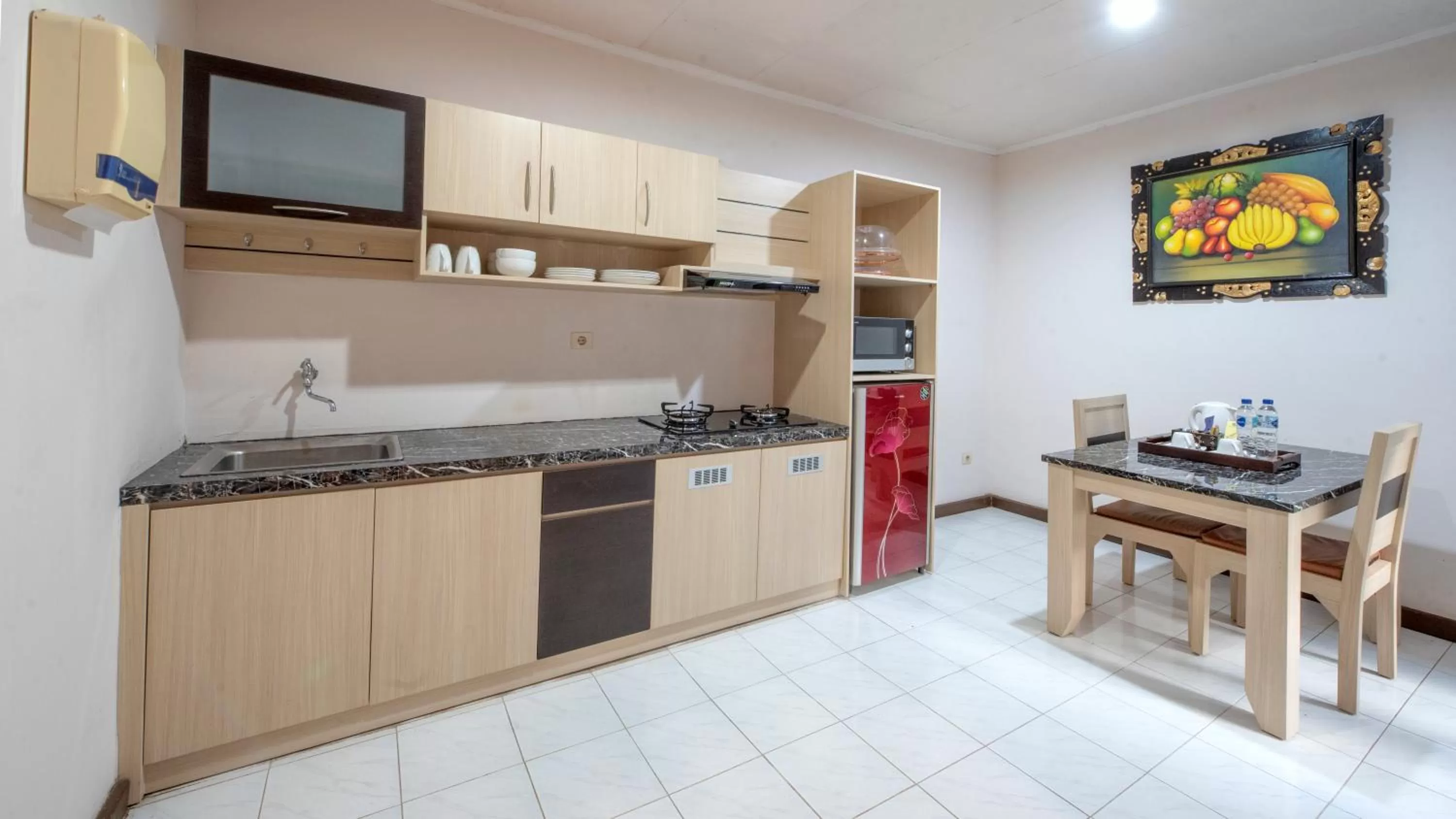 Kitchen or kitchenette in Lombok Garden Hotel