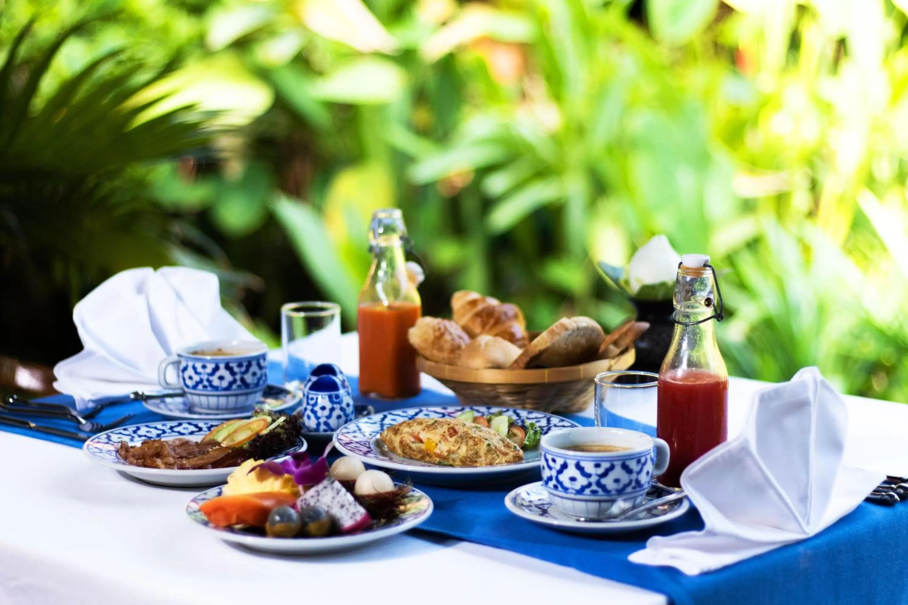 Breakfast in Angkor Village Hotel - Small Luxury Hotels of the World