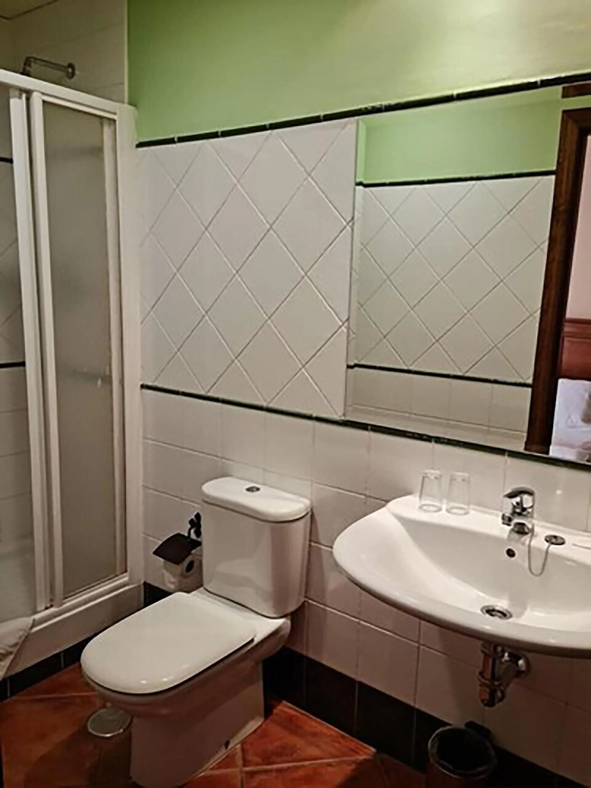 Bathroom in Hotel Plateros