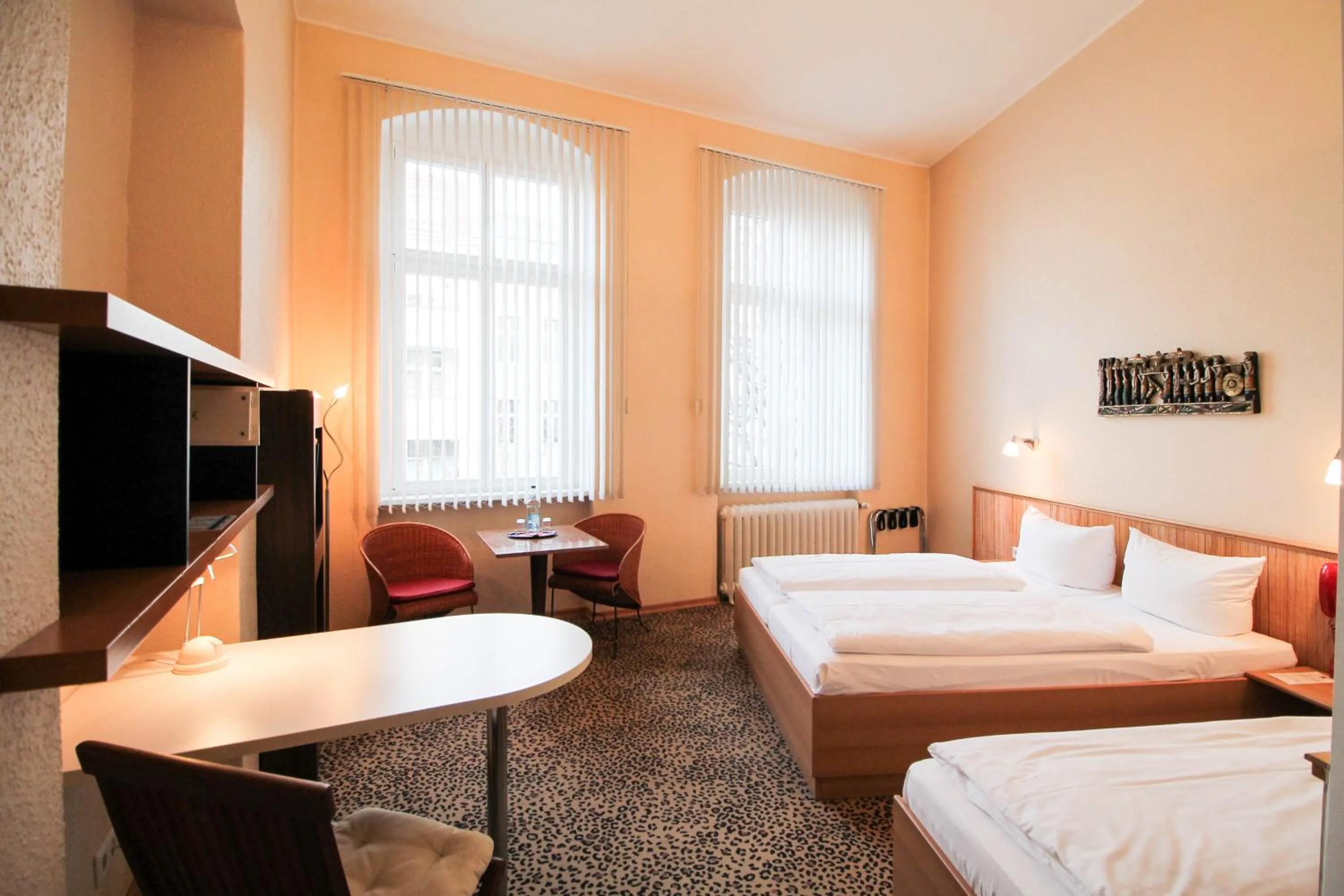 Bedroom, Bed in Hotel Sachsenhof