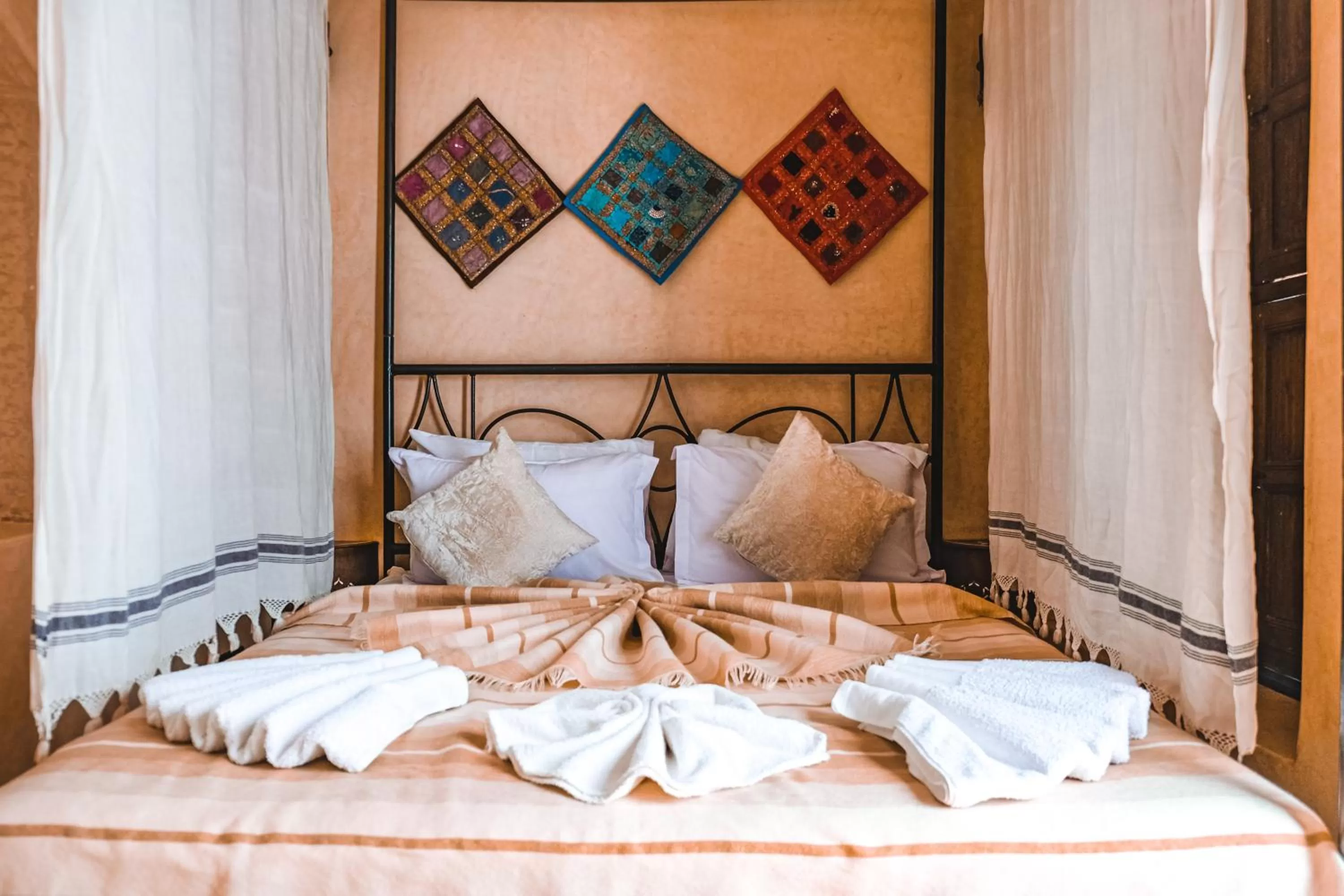 Bed in Héritage Lalla Aicha Hotel & Spa