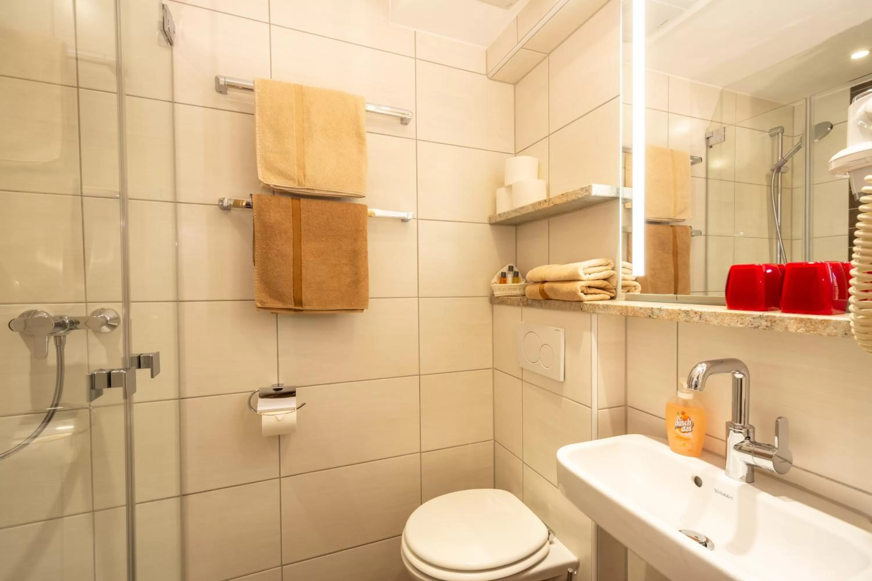 Shower in Boutique Hotel Angerer