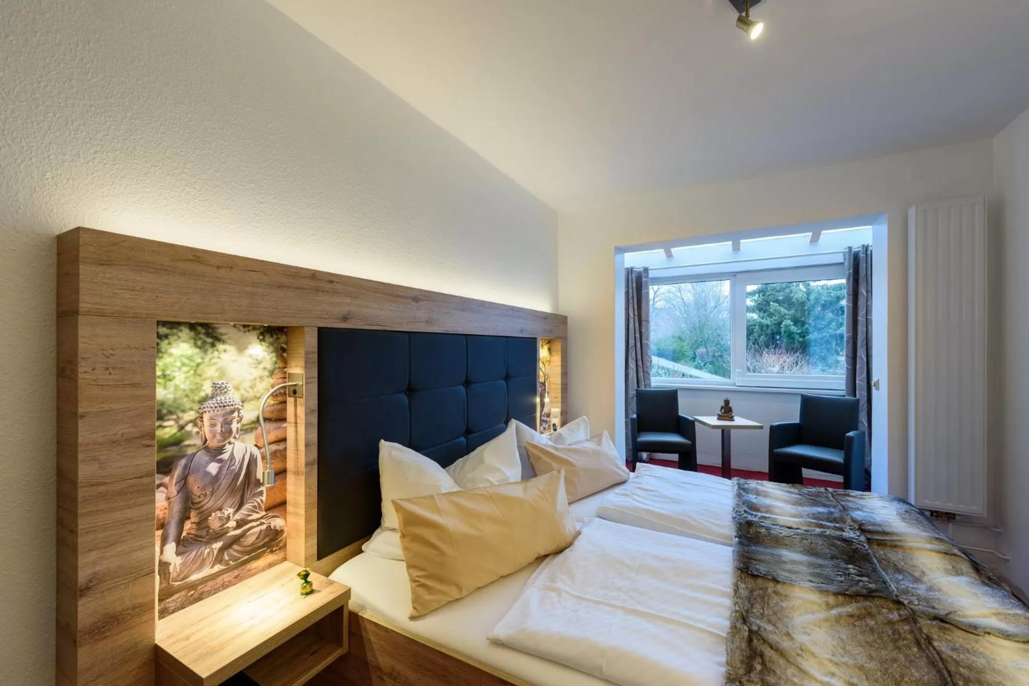 Photo of the whole room, Bed in Wellness & Ayurveda Hotel Am Eichenberg