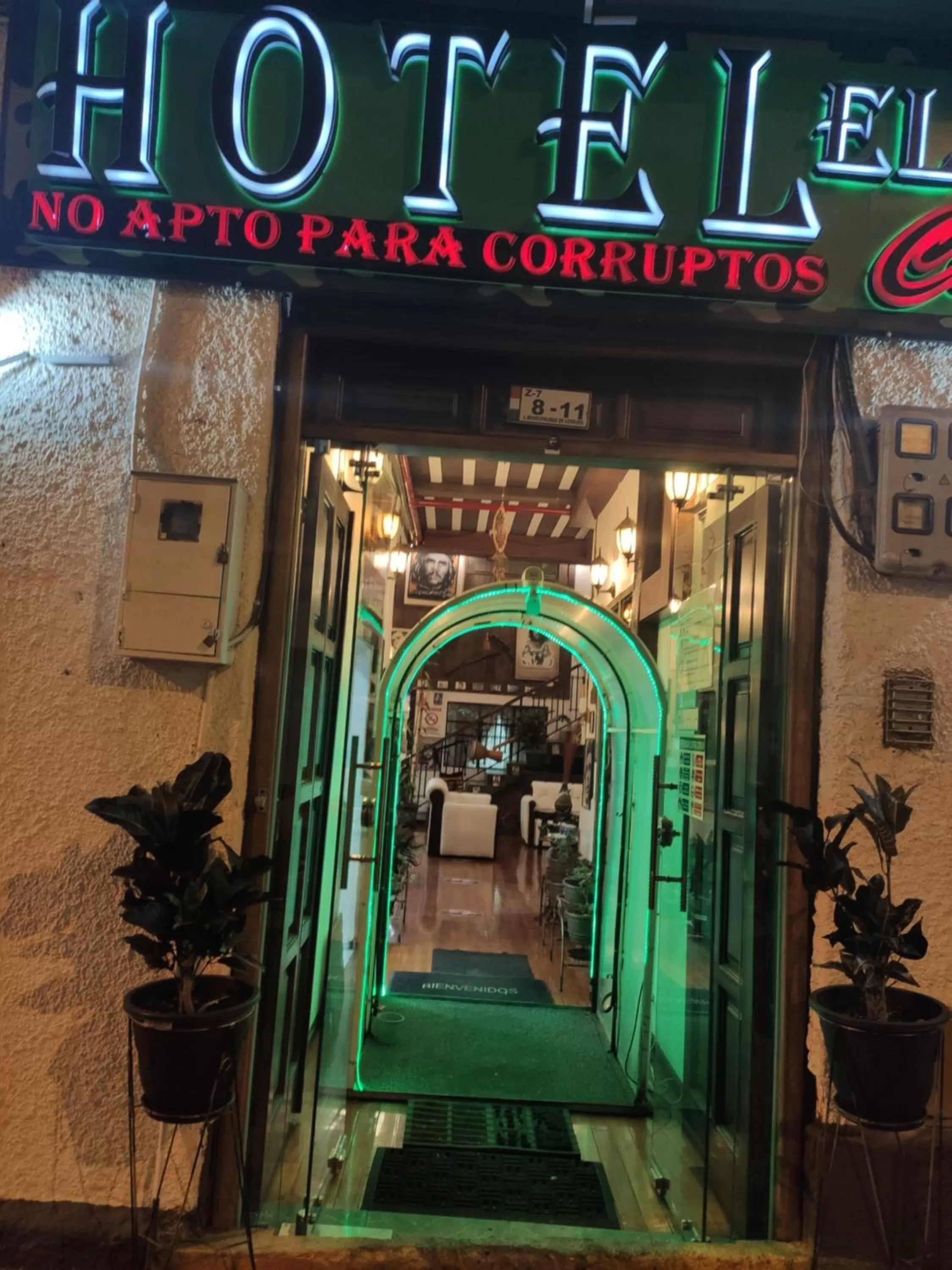 Hotel el Che No apto para corruptos