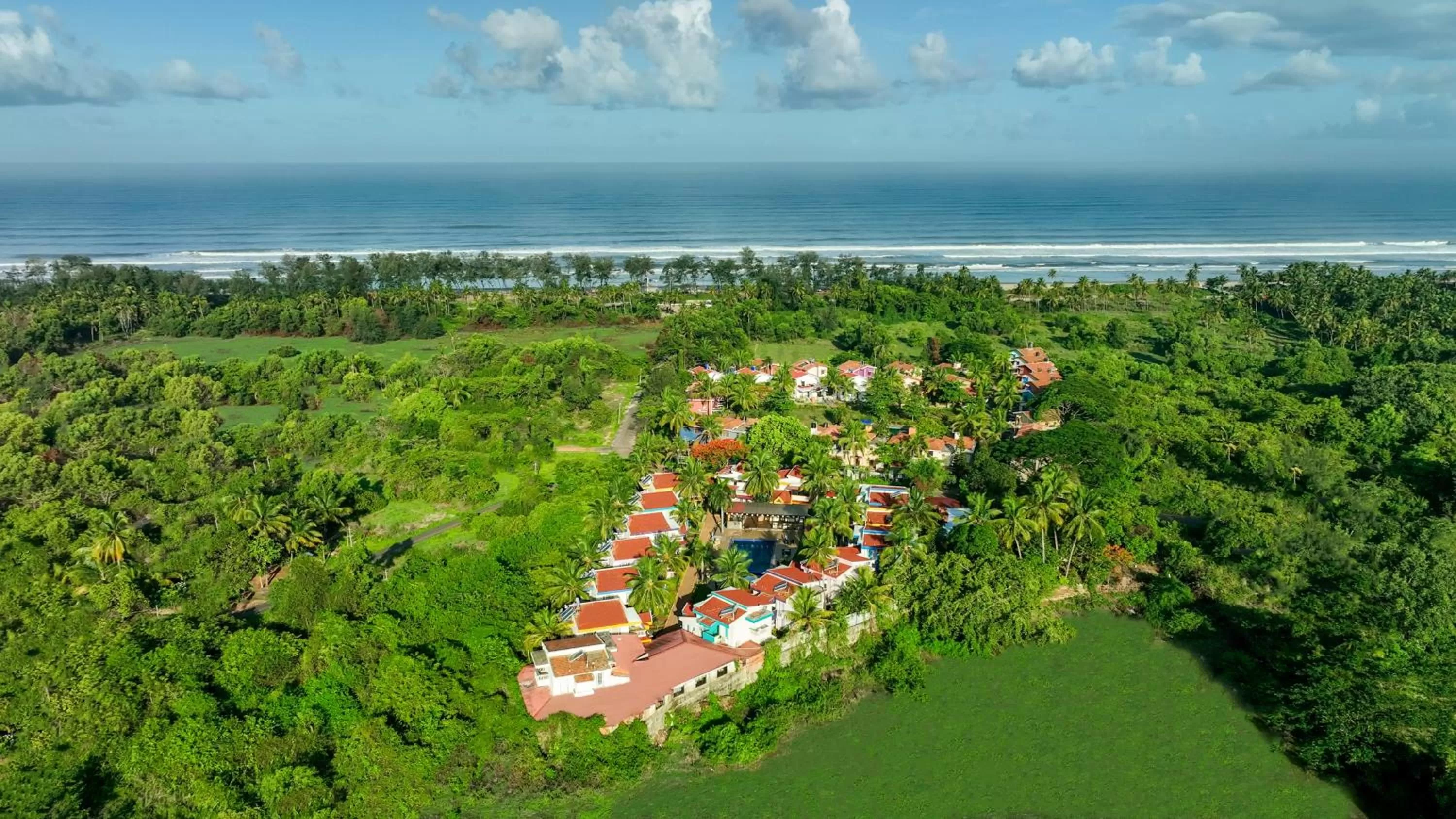 Bird's eye view in Country Inn Goa Varca Beach - 2 minutes walk to the beach