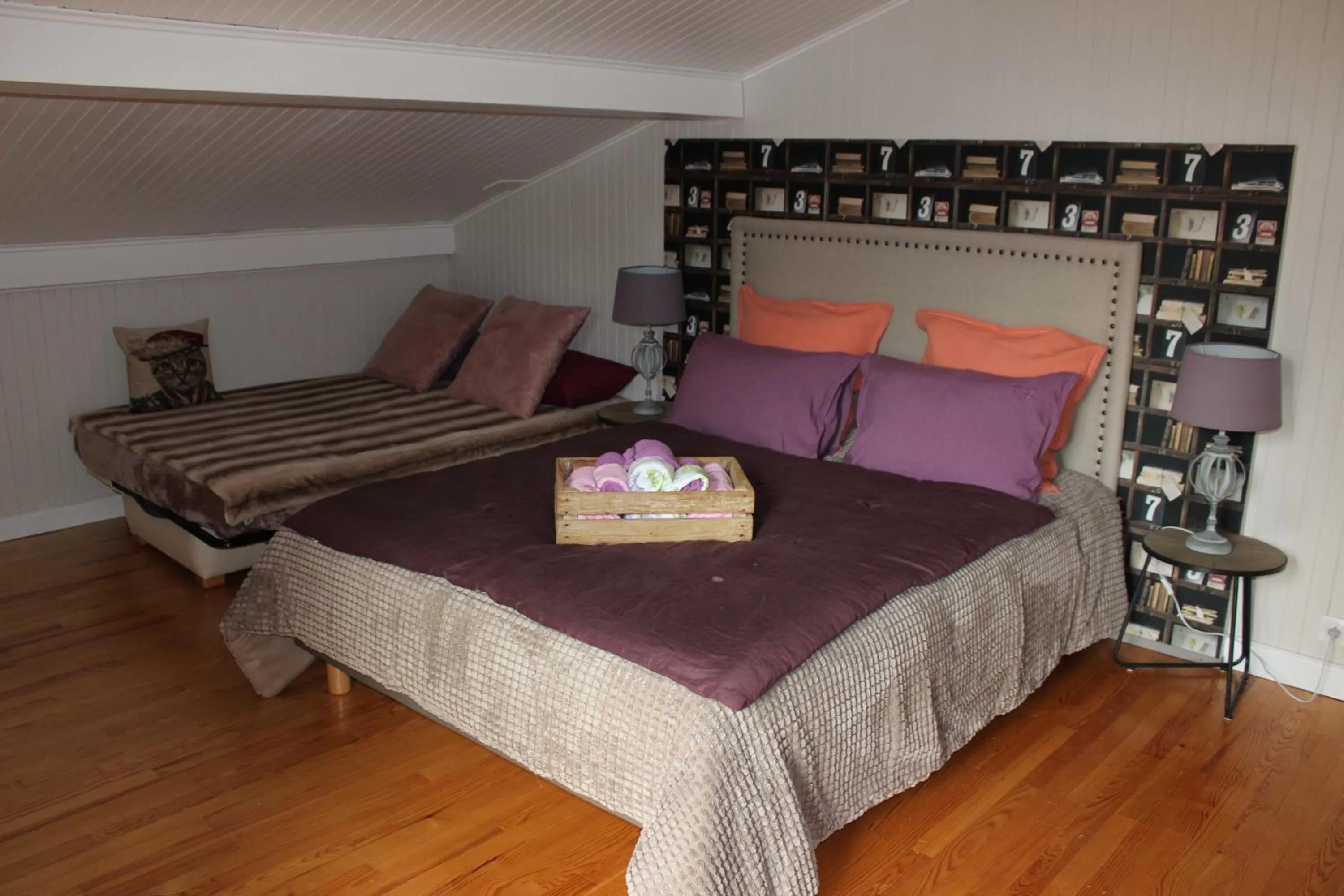Bed in Le chalet des Pesettes