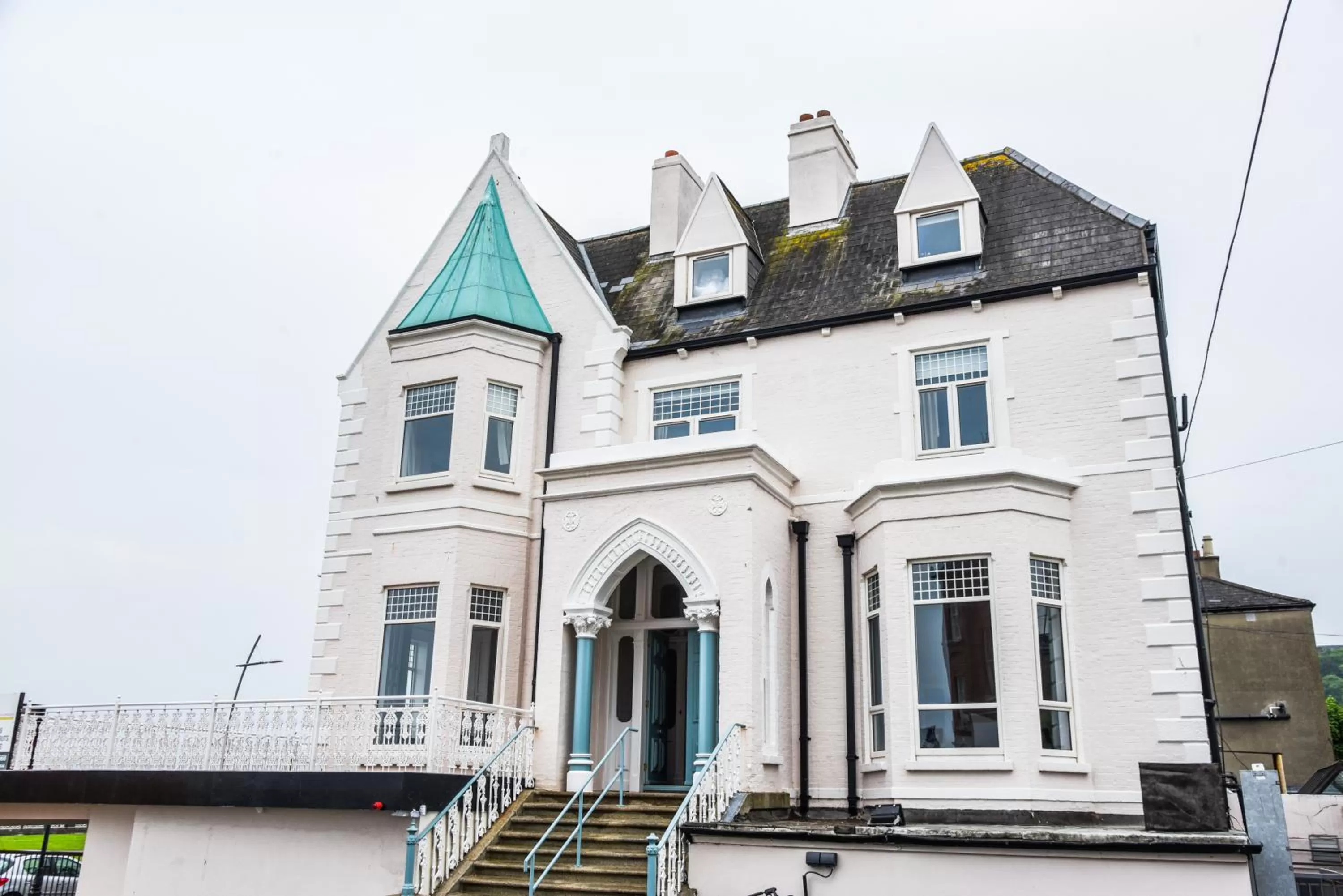 Property building in The Strand Hotel, the former residence of Oscar Wilde