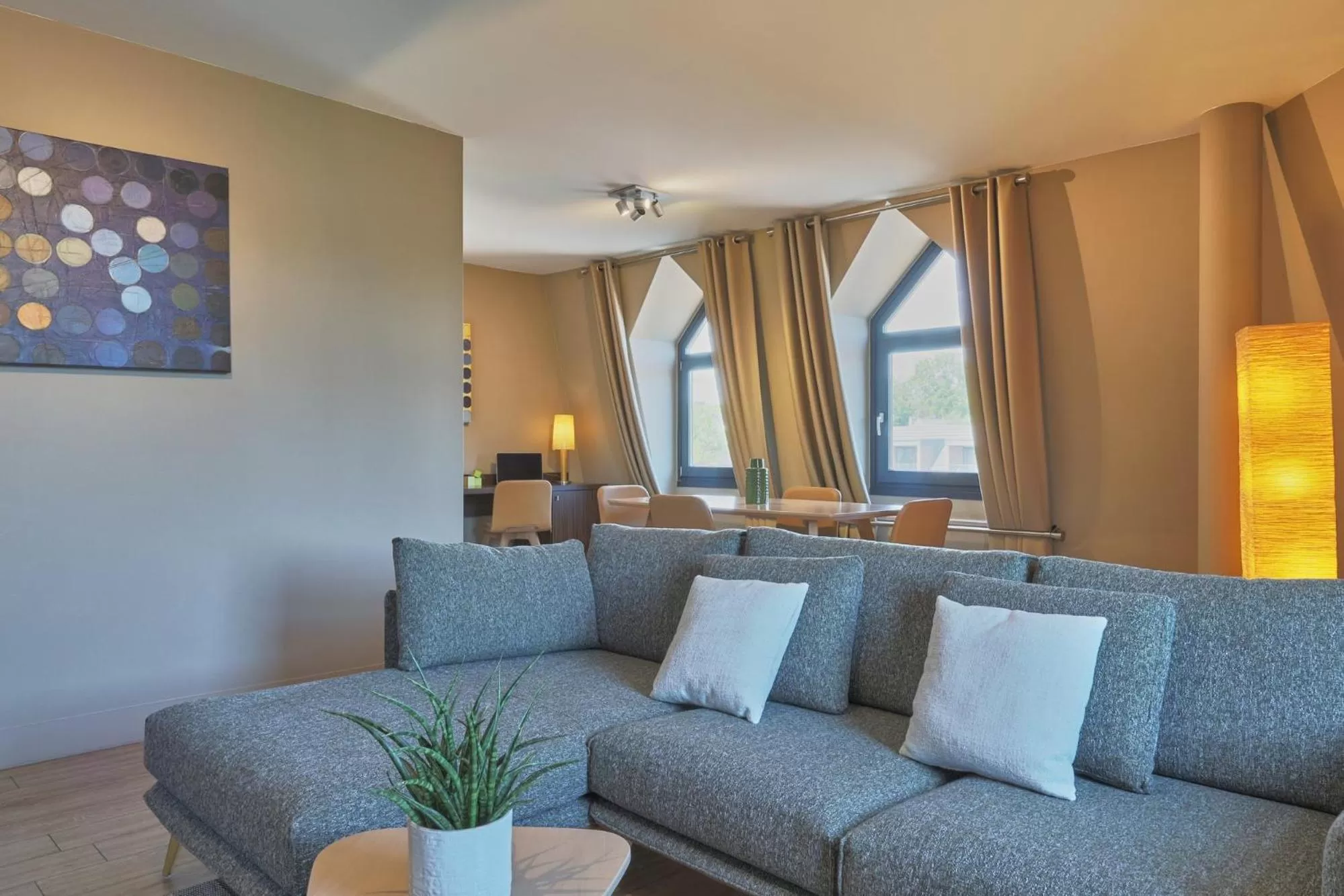 Seating area in Le Côté Vert