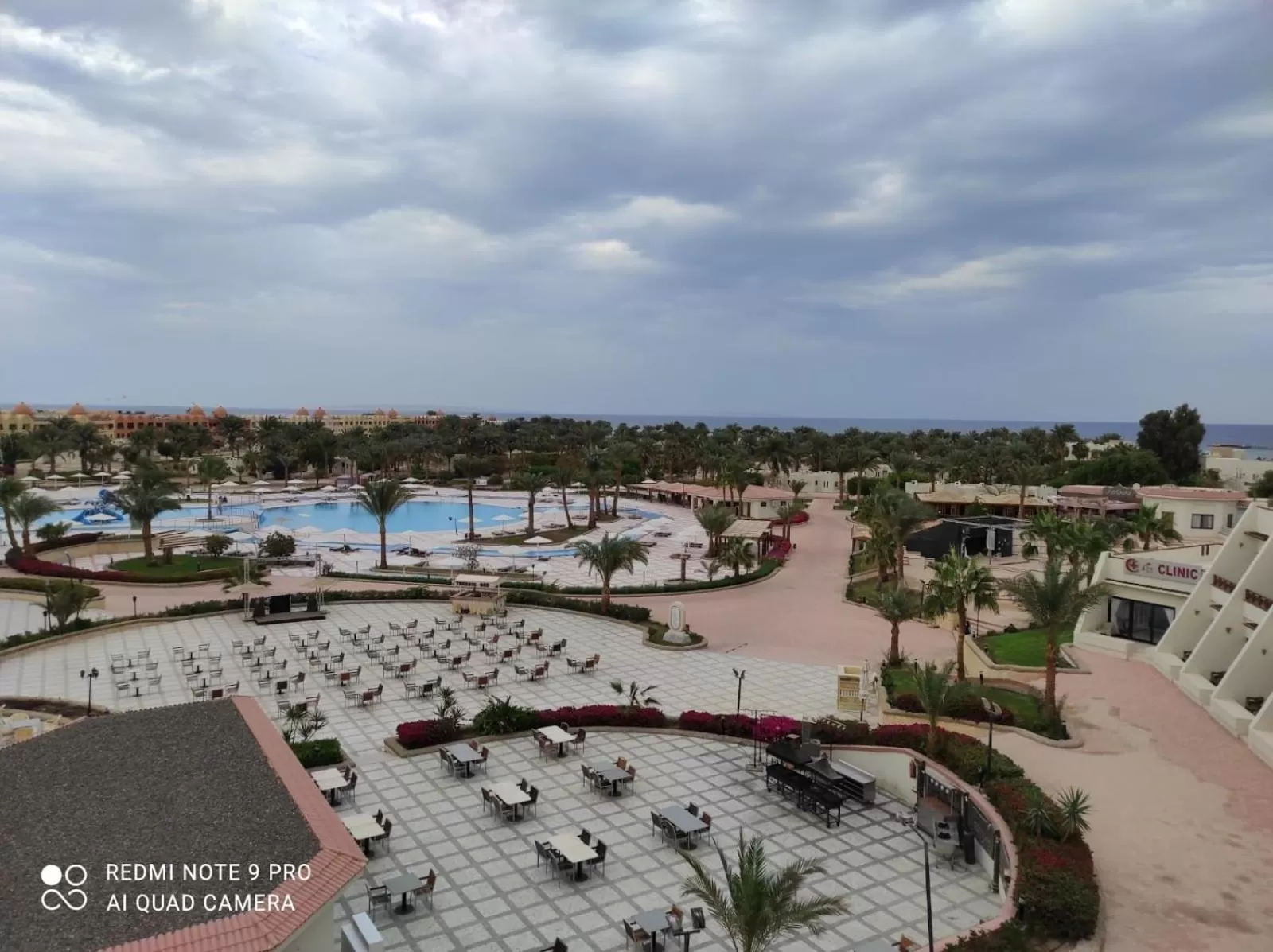 Bird's eye view in Pharaoh Azur Resort
